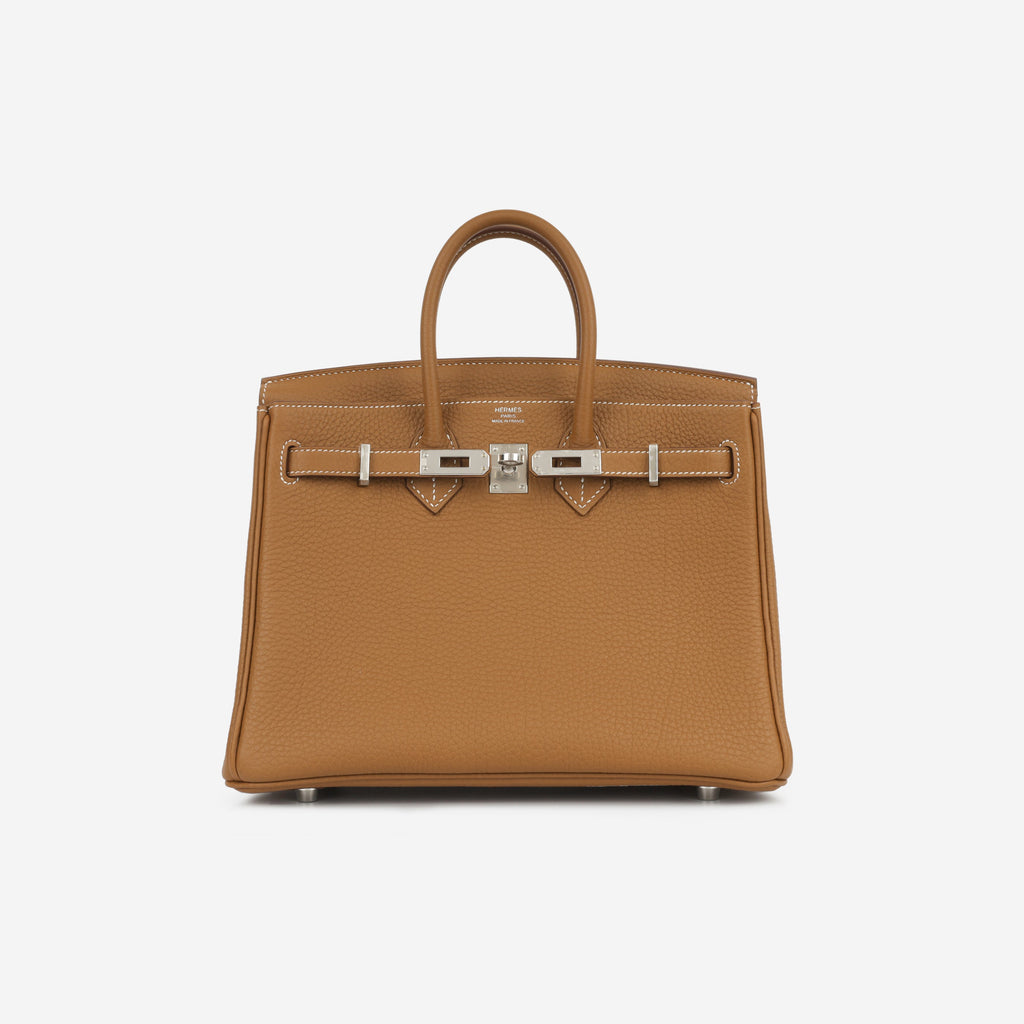 Hermès Birkin 25 - Gold Togo | Palladium Hardware (Brand New)