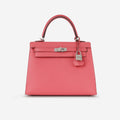 Hermès Kelly 25 - Rose Lipstick Chevre | Palladium Hardware