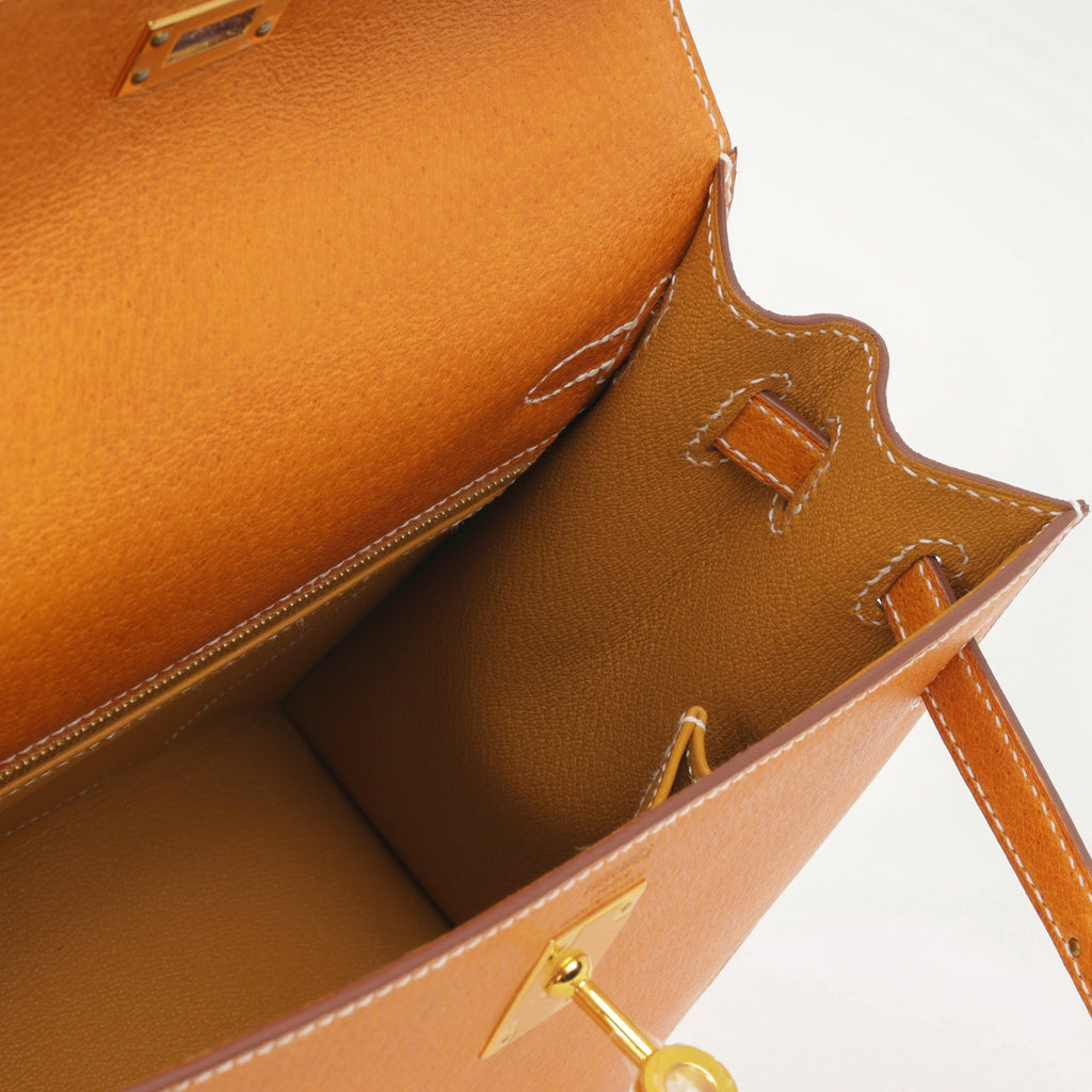 Hermès Kelly 25 - Toffee Peau Porc | Gold Hardware