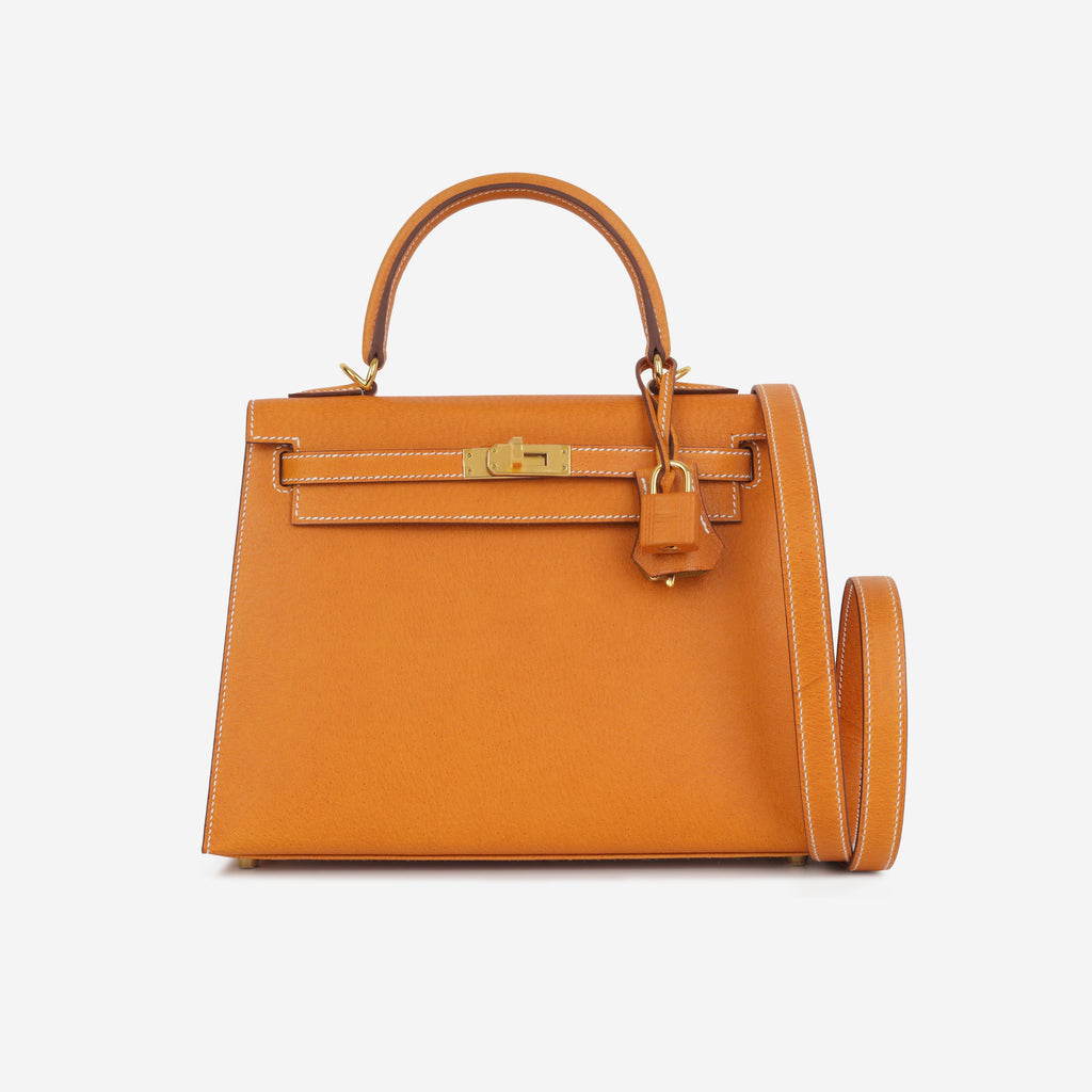 Hermès Kelly 25 - Toffee Peau Porc | Gold Hardware