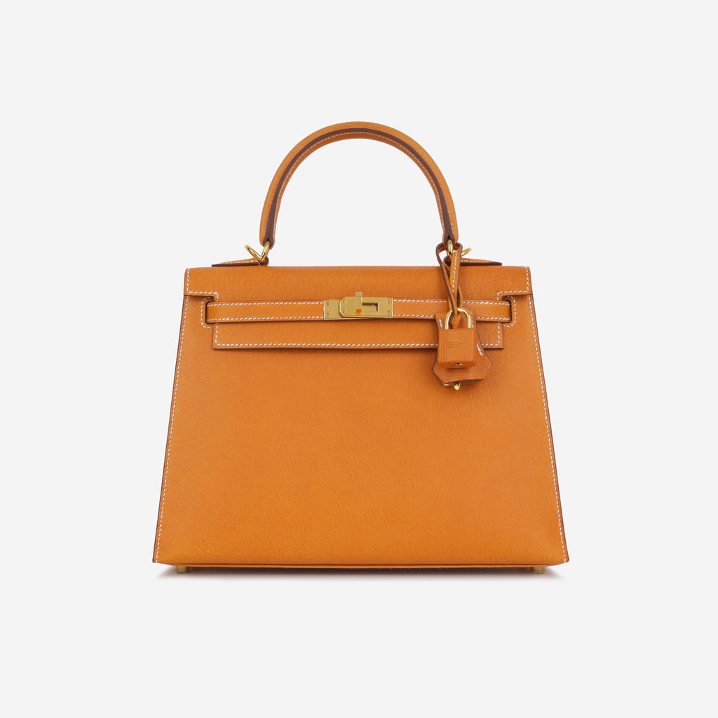 Hermès Kelly 25 - Toffee Peau Porc | Gold Hardware