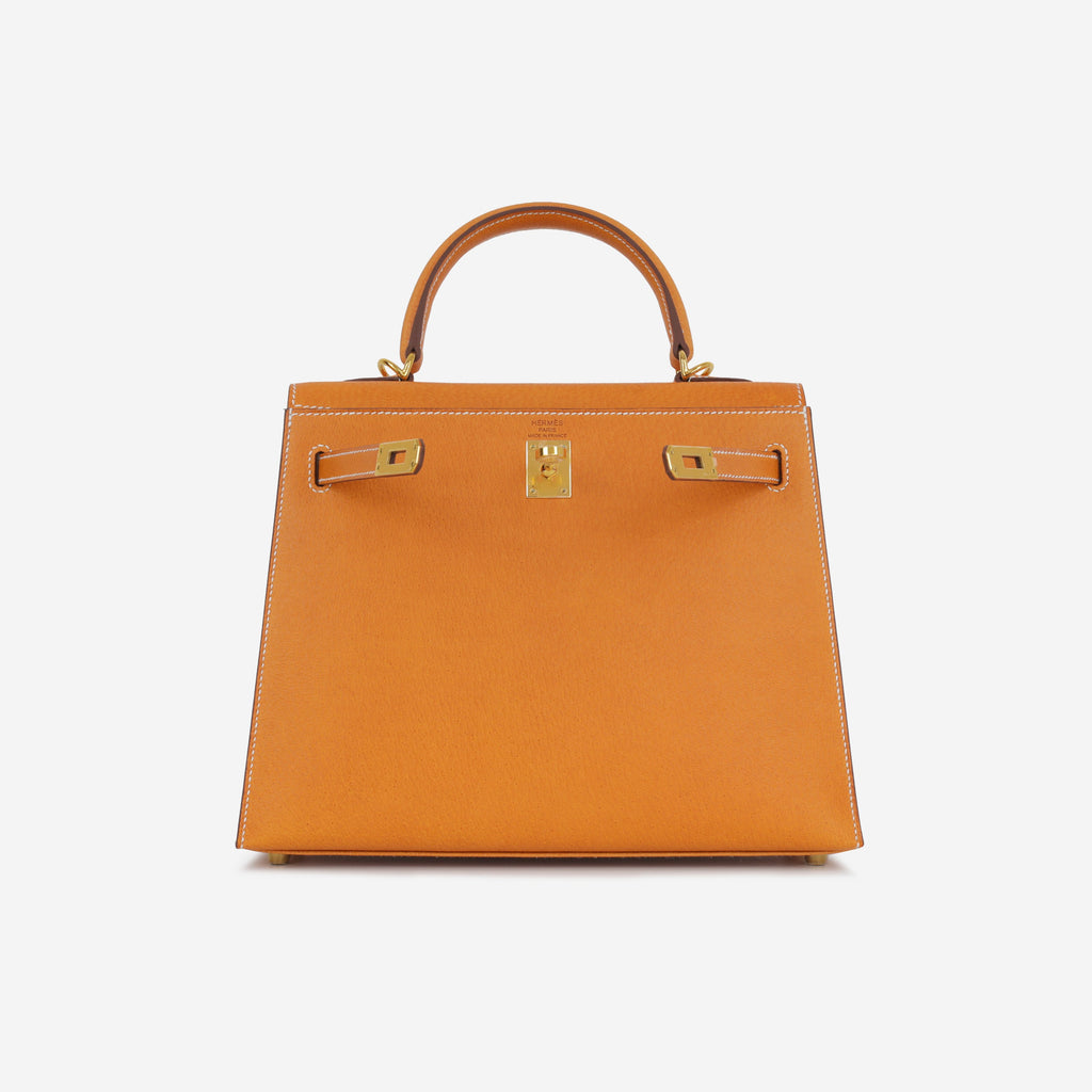 Hermès Kelly 25 - Toffee Peau Porc | Gold Hardware