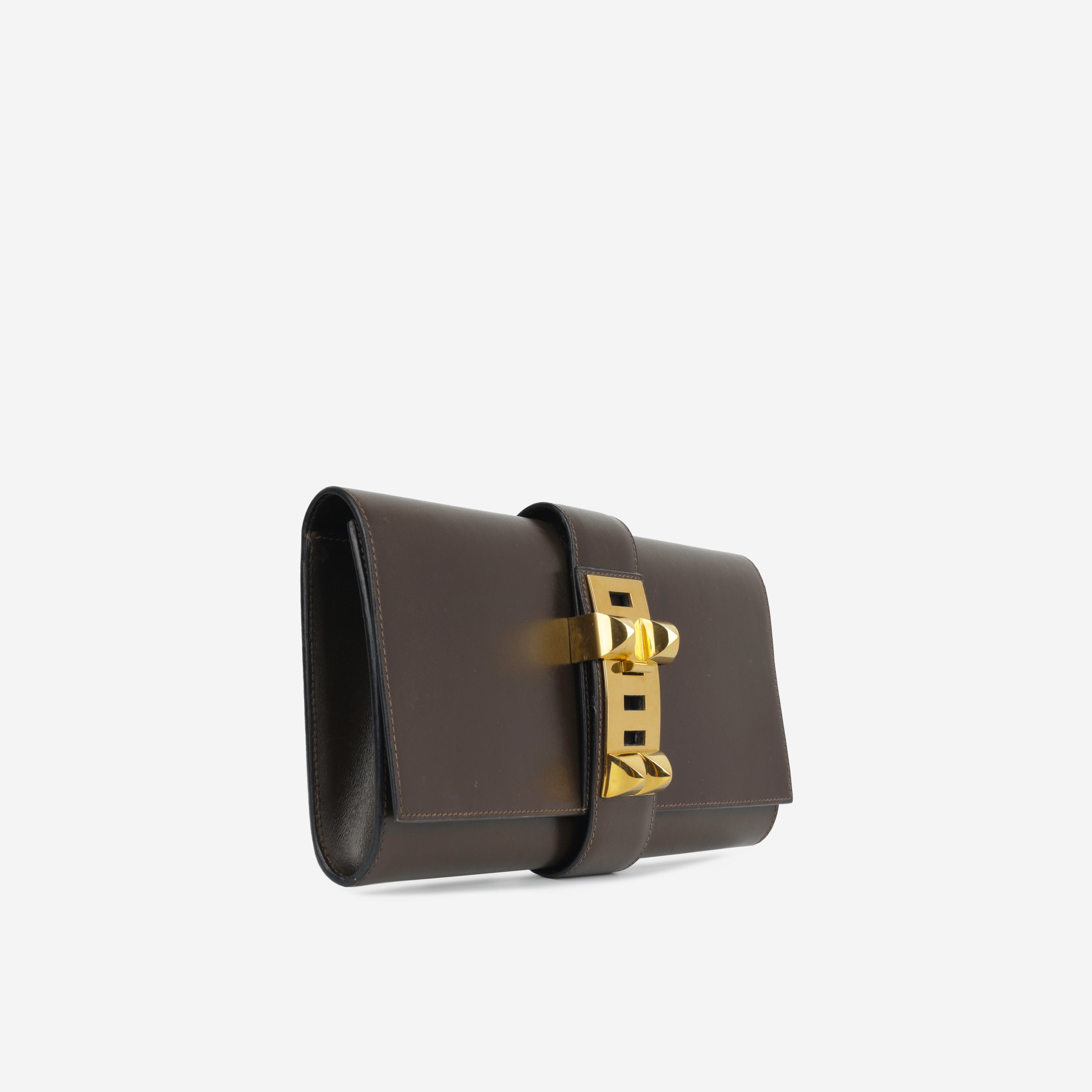 Medor 29 - Ebene Box Calf | Gold Hardware