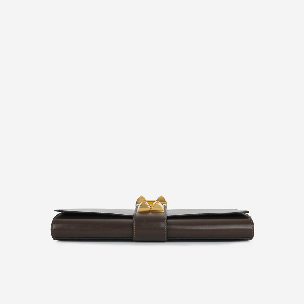 Medor 29 - Ebene Box Calf | Gold Hardware