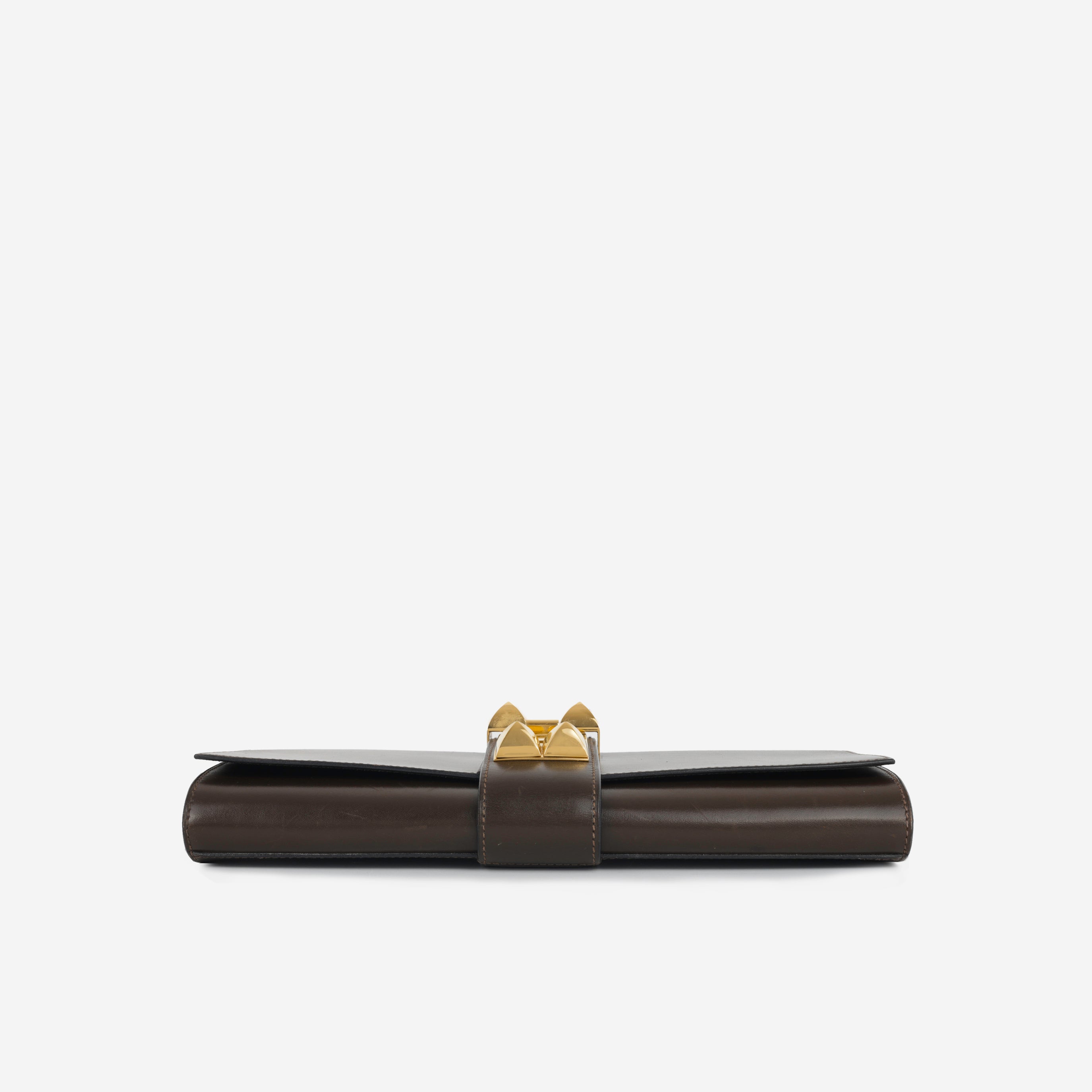 Medor 29 - Ebene Box Calf | Gold Hardware