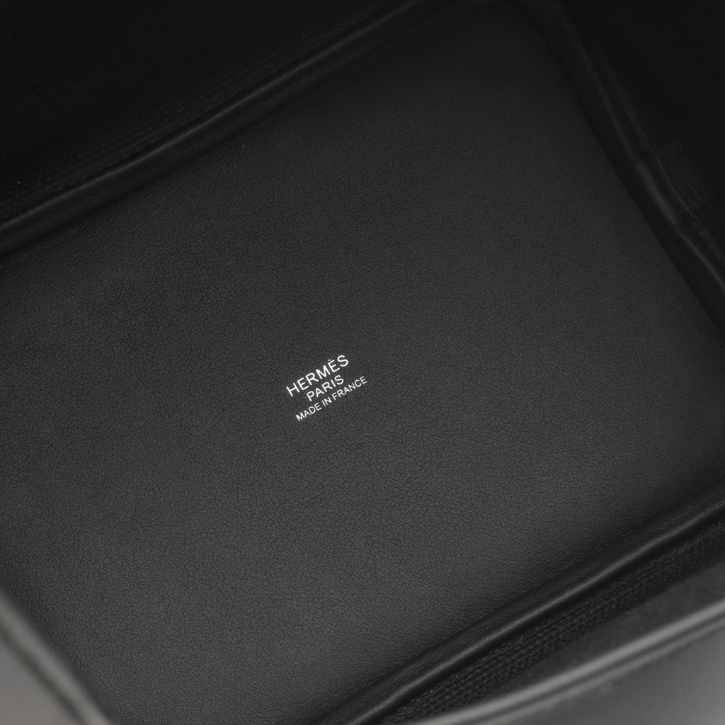 Hermès Picotin 18 Cargo - Noir Canvas / Swift | Palladium Hardware
