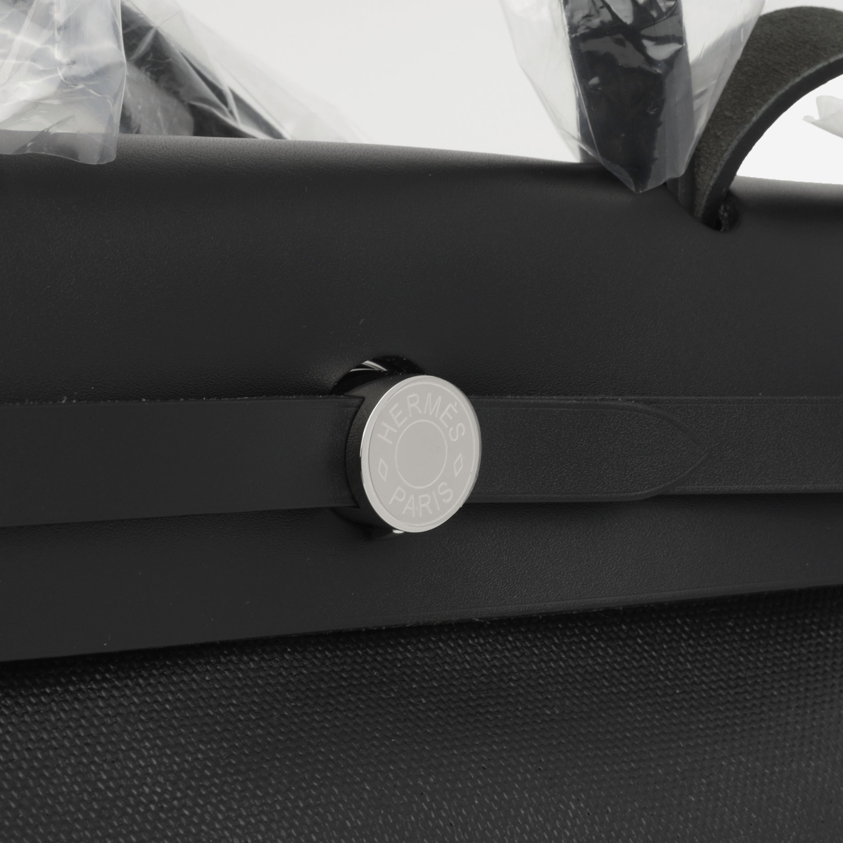 Hermès Herbag 31 - Black Berline Toile | Palladium Hardware