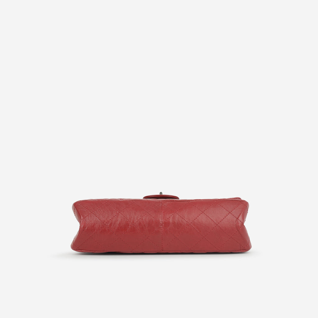 Chanel 2.55 Reissue 227 Flap - Red Aged Calfskin | Ruthenium Hardware