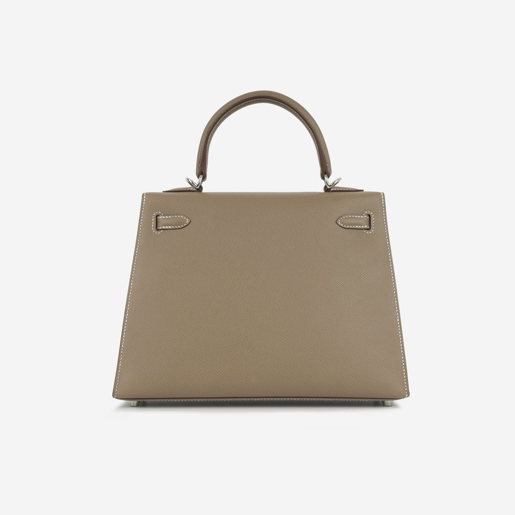 Hermès Kelly 25 - Etoupe Epsom | Palladium Hardware