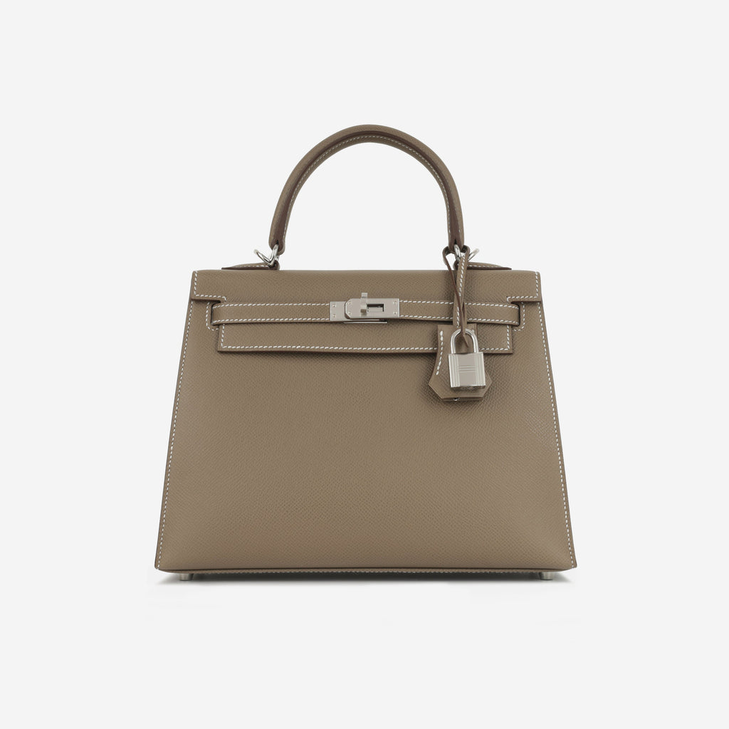 Hermès Kelly 25 - Etoupe Epsom | Palladium Hardware