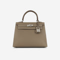 Hermès Kelly 25 - Etoupe Epsom | Palladium Hardware