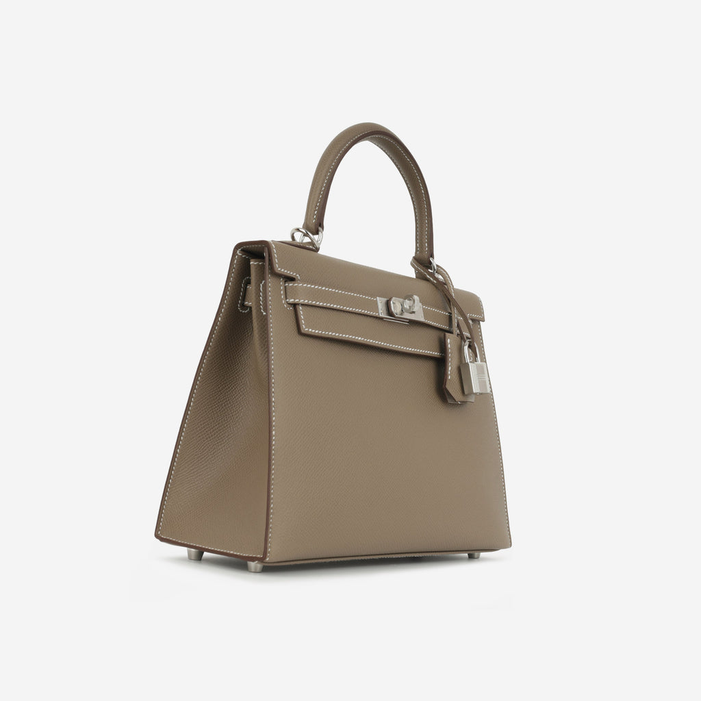Hermès Kelly 25 - Etoupe Epsom | Palladium Hardware