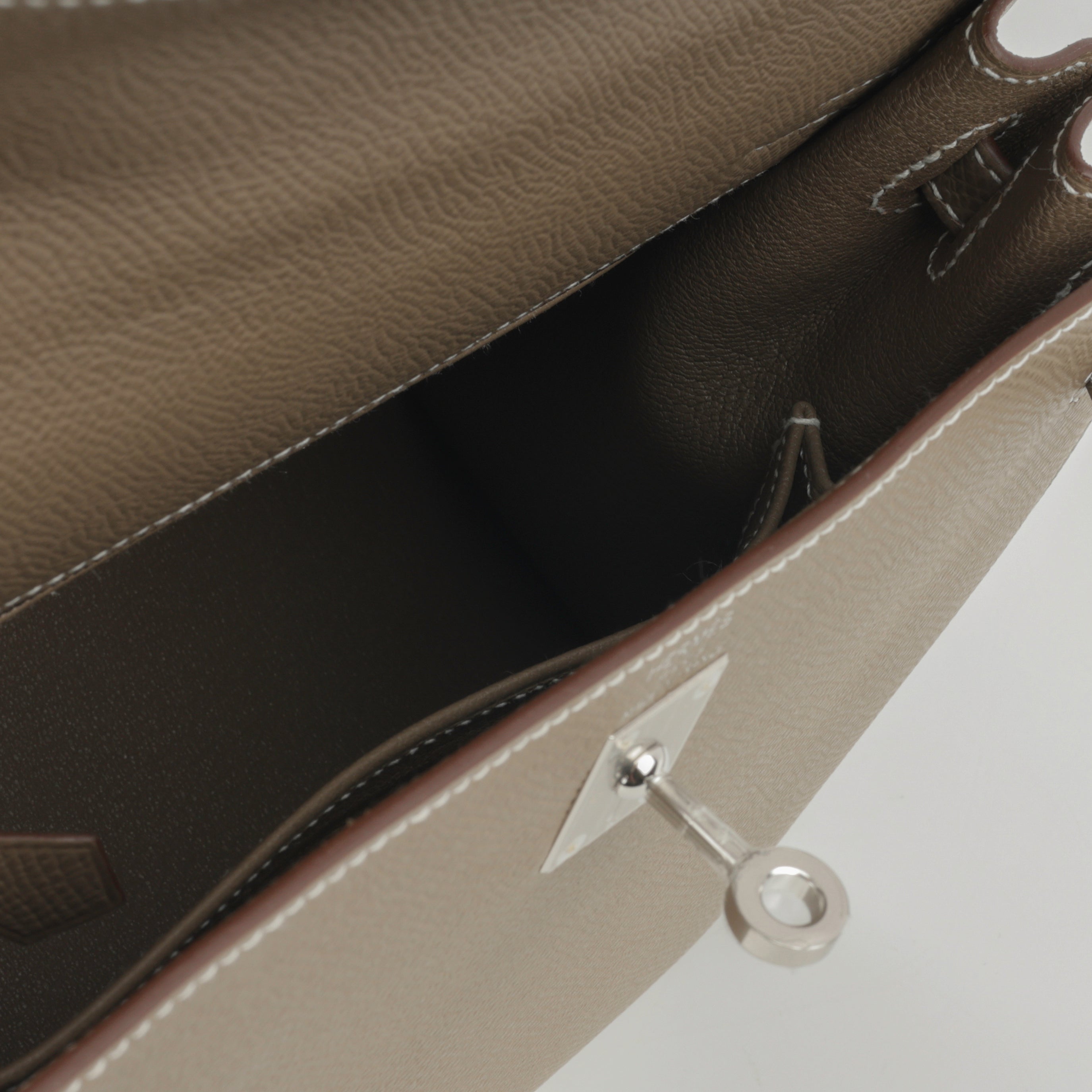 Hermès Kelly 25 - Etoupe Epsom | Palladium Hardware