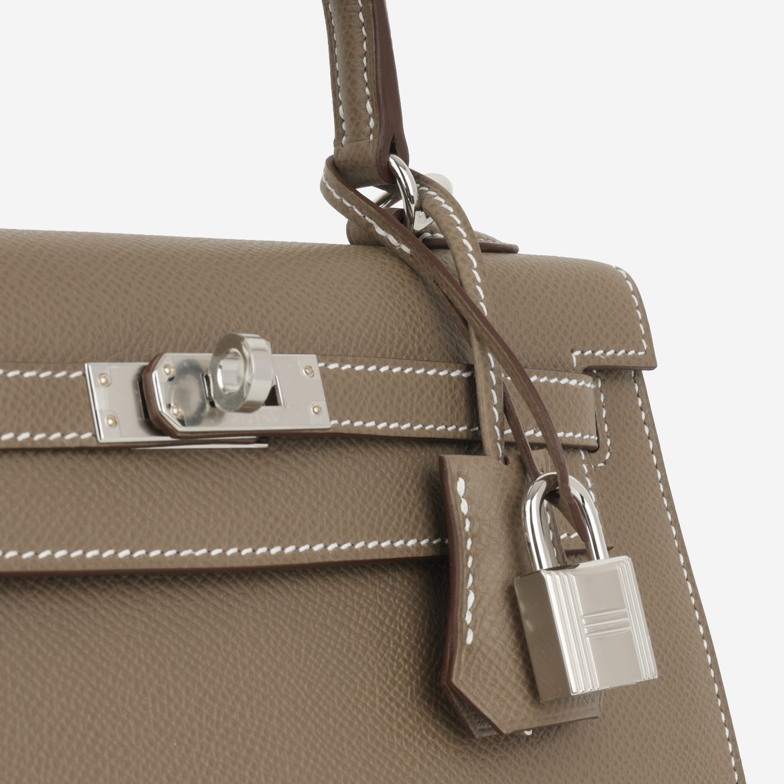 Hermès Kelly 25 - Etoupe Epsom | Palladium Hardware
