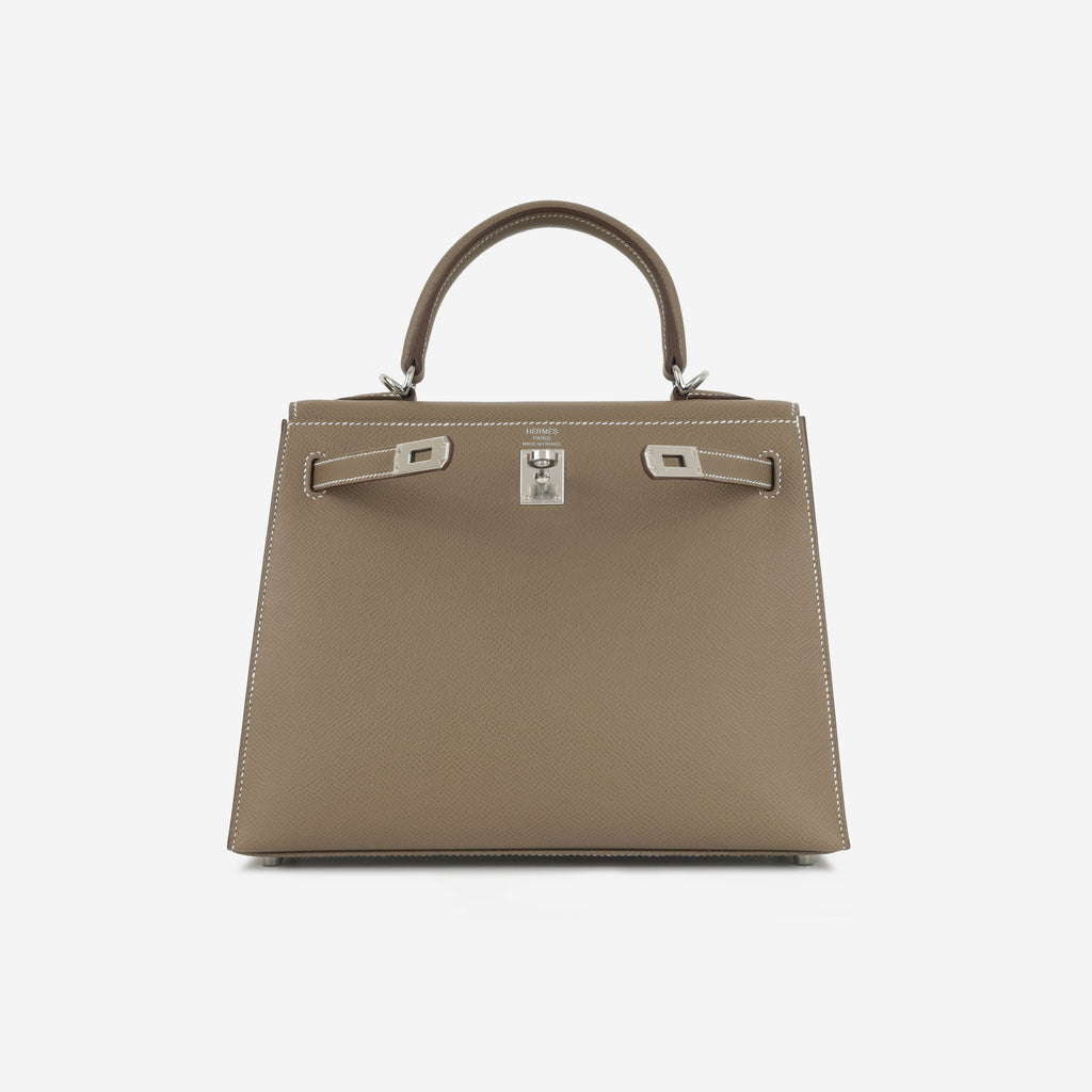 Hermès Kelly 25 - Etoupe Epsom | Palladium Hardware