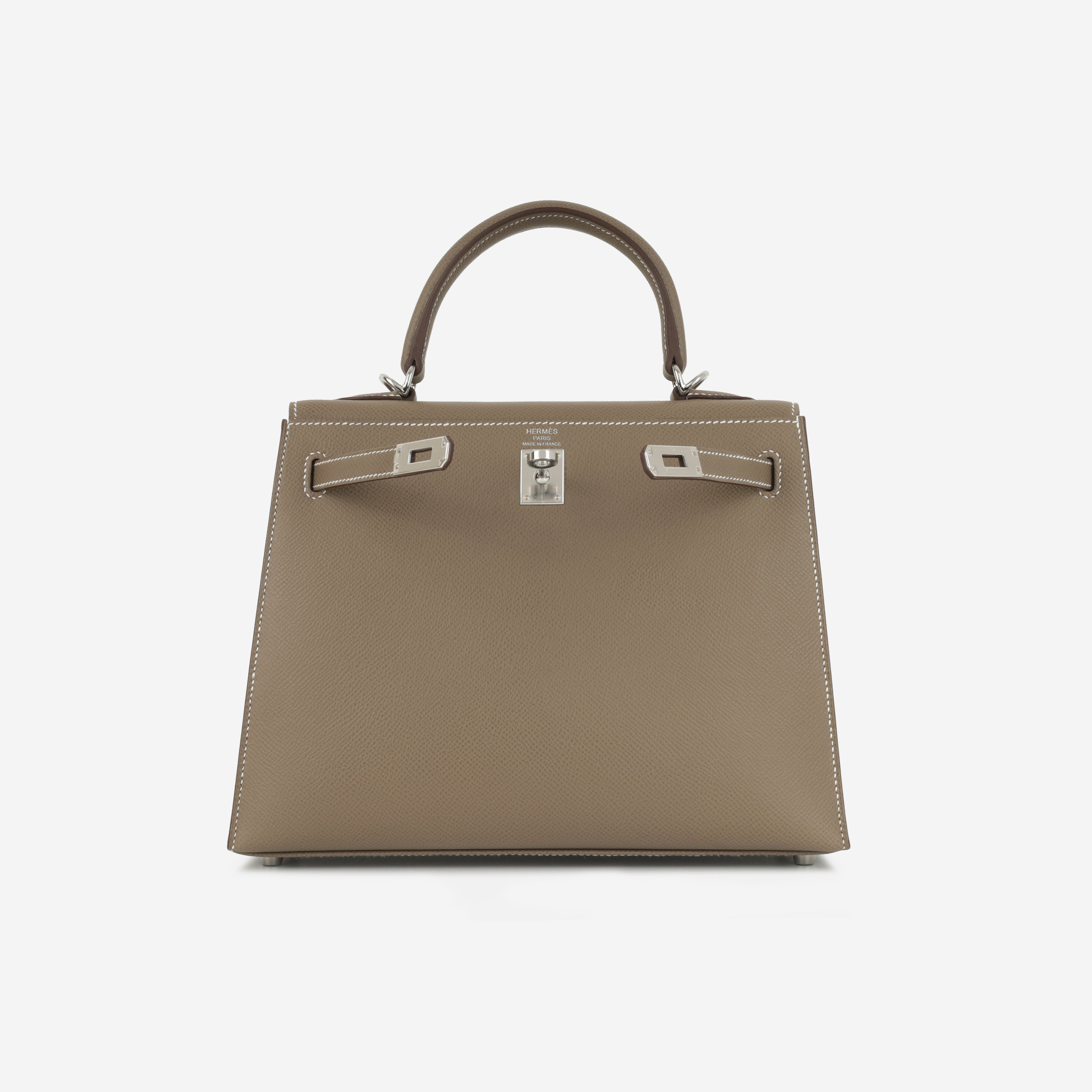 Hermès Kelly 25 - Etoupe Epsom | Palladium Hardware