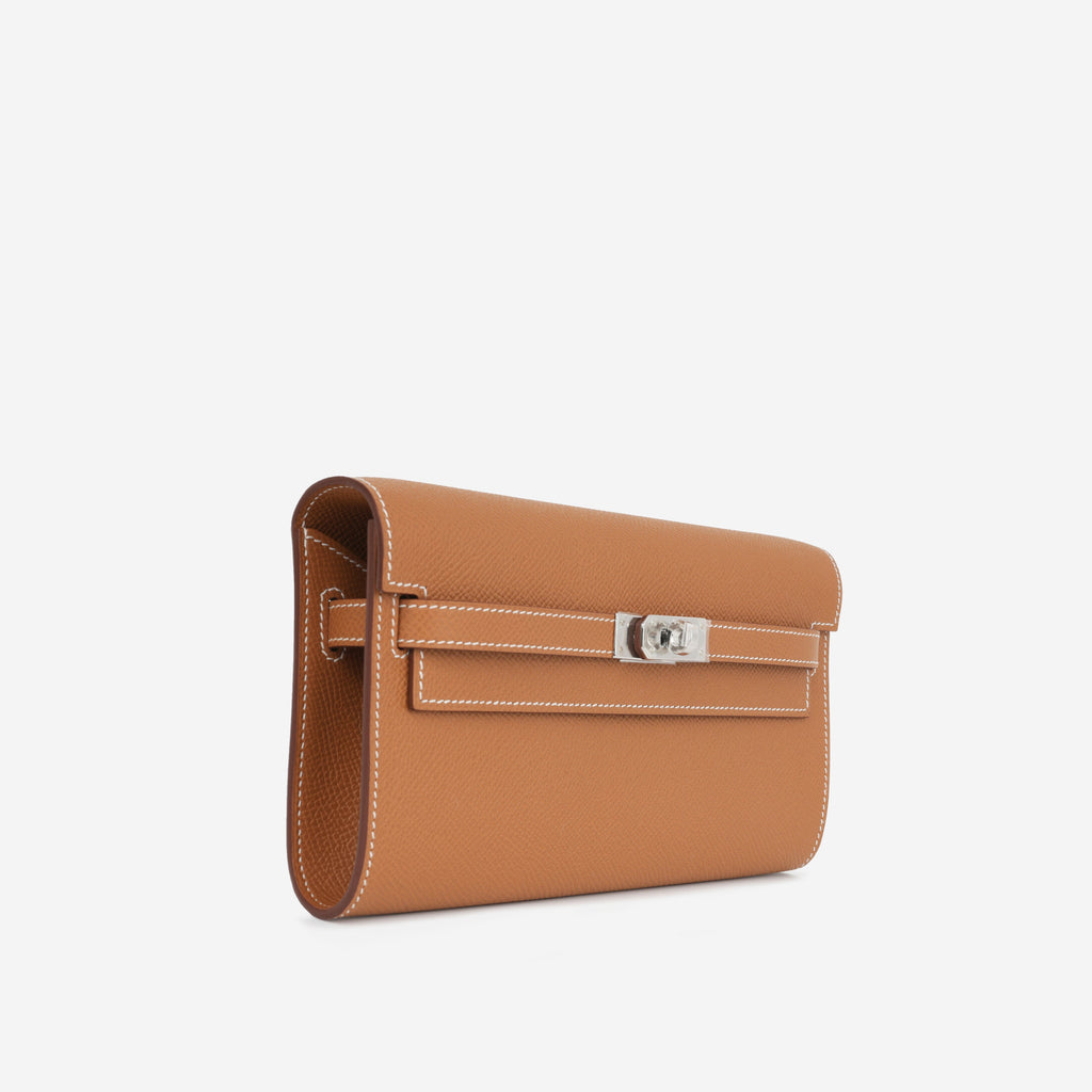 Hermès Kelly To Go Wallet - Gold Epsom | Palladium Hardware