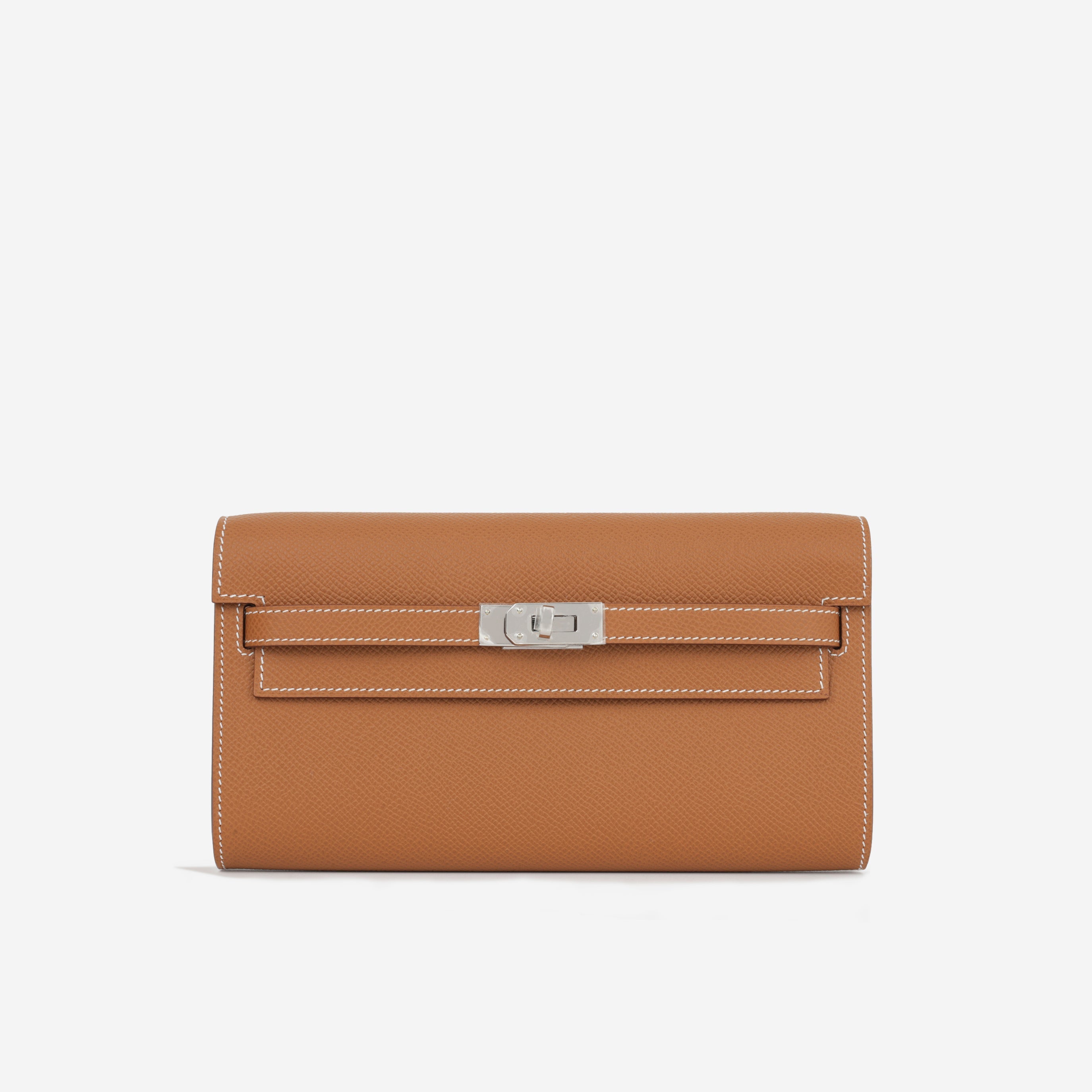 Hermès Kelly To Go Wallet - Gold Epsom | Palladium Hardware