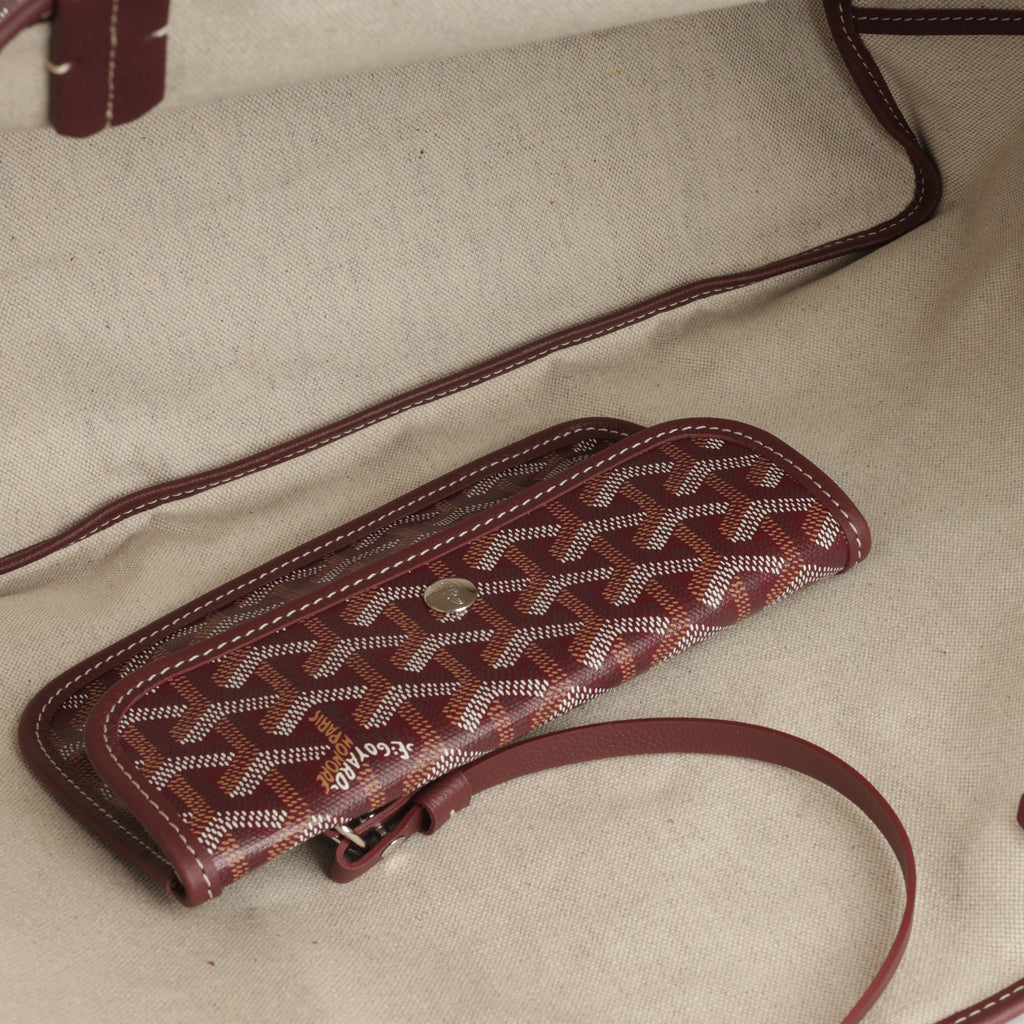 Goyard Saint Louis PM - Burgundy Goyardine | Palladium Hardware