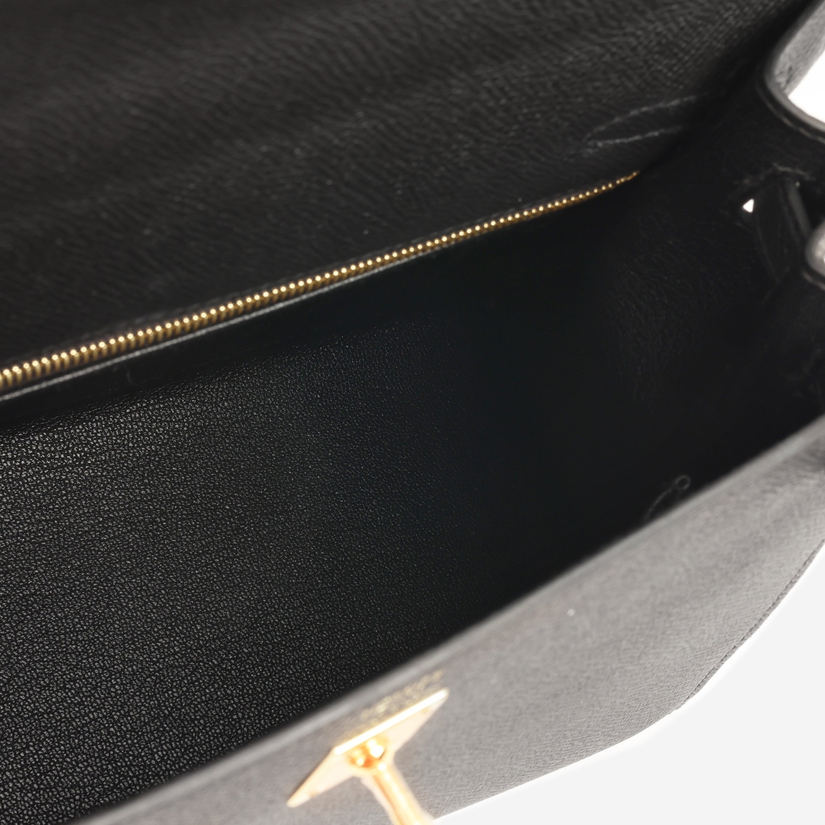Hermès Kelly 25 - Black Epsom | Gold Hardware