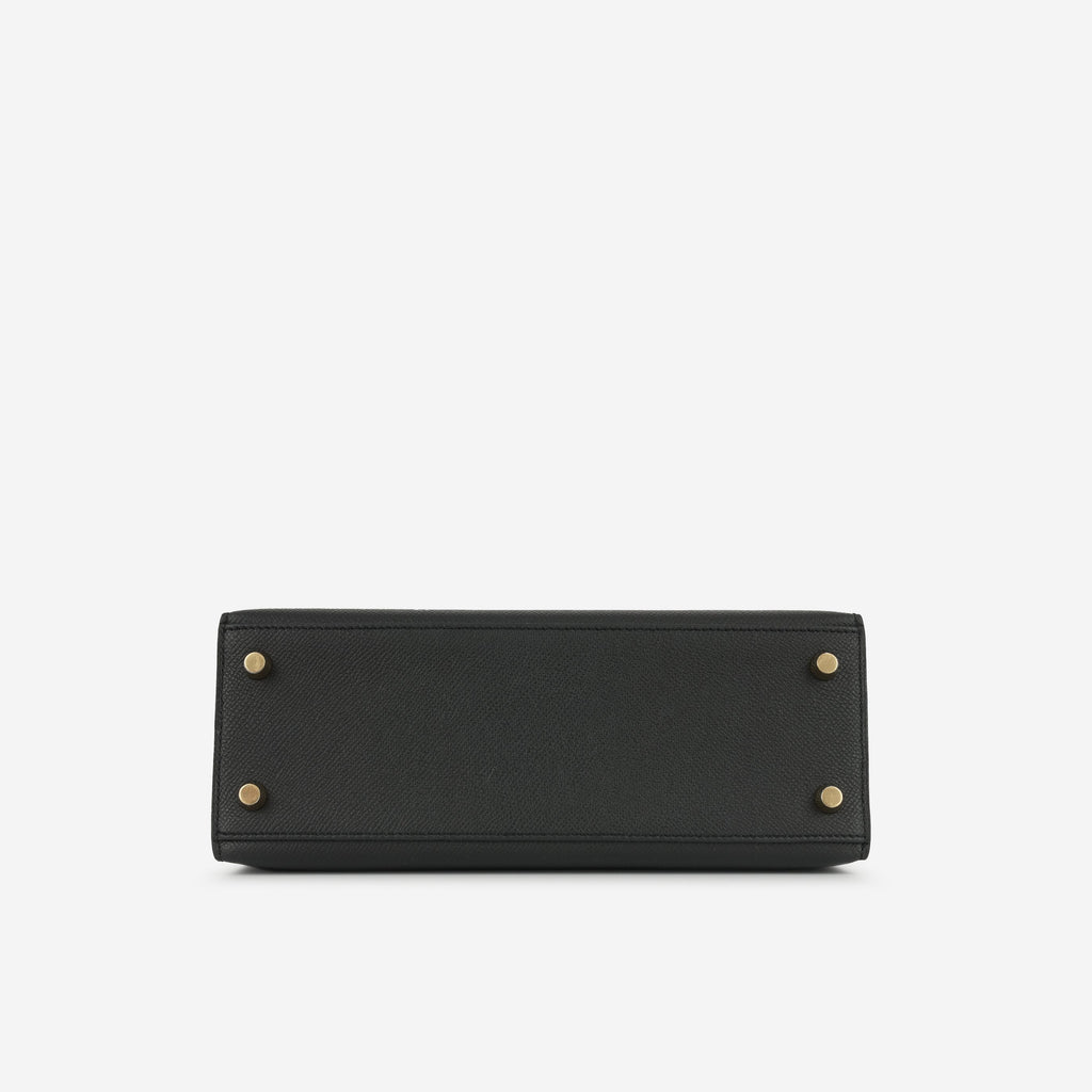 Hermès Kelly 25 - Black Epsom | Gold Hardware