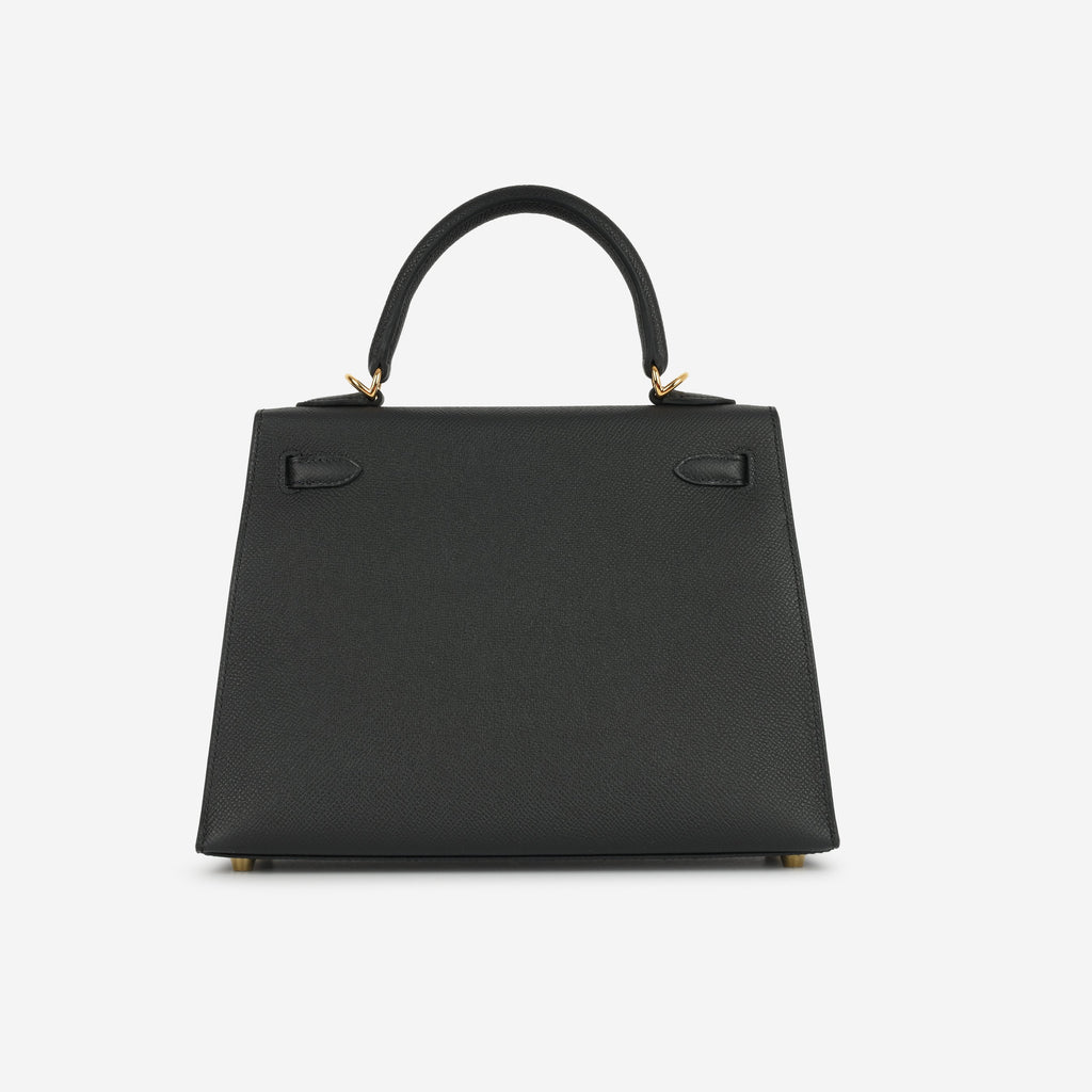 Hermès Kelly 25 - Black Epsom | Gold Hardware