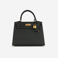 Hermès Kelly 25 - Black Epsom | Gold Hardware