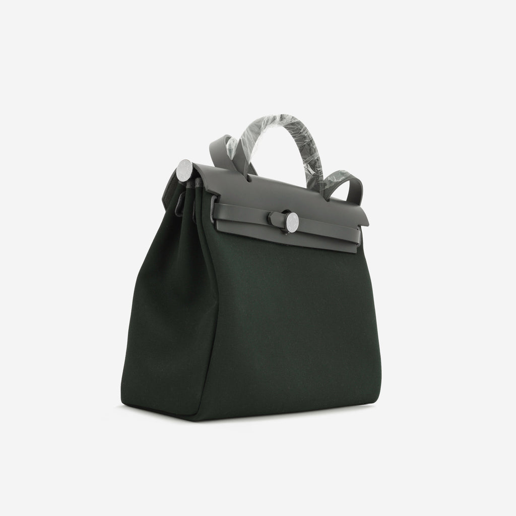Hermès Herbag 31 - Vert Cypres / Ardoise Hunter | Palladium Hardware