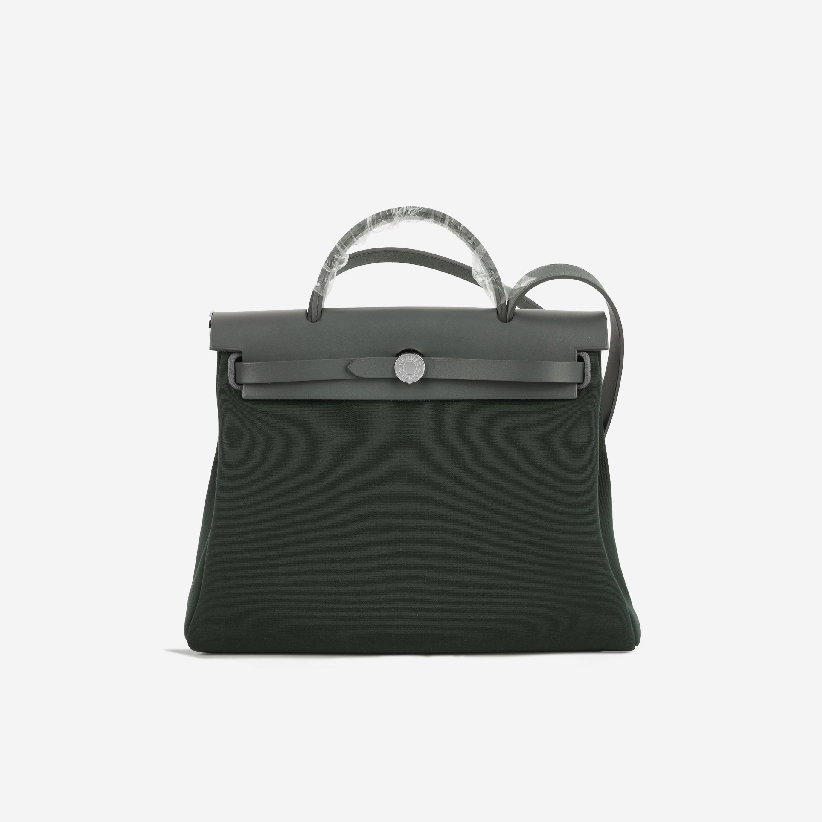 Hermès Herbag 31 - Vert Cypres / Ardoise Hunter | Palladium Hardware