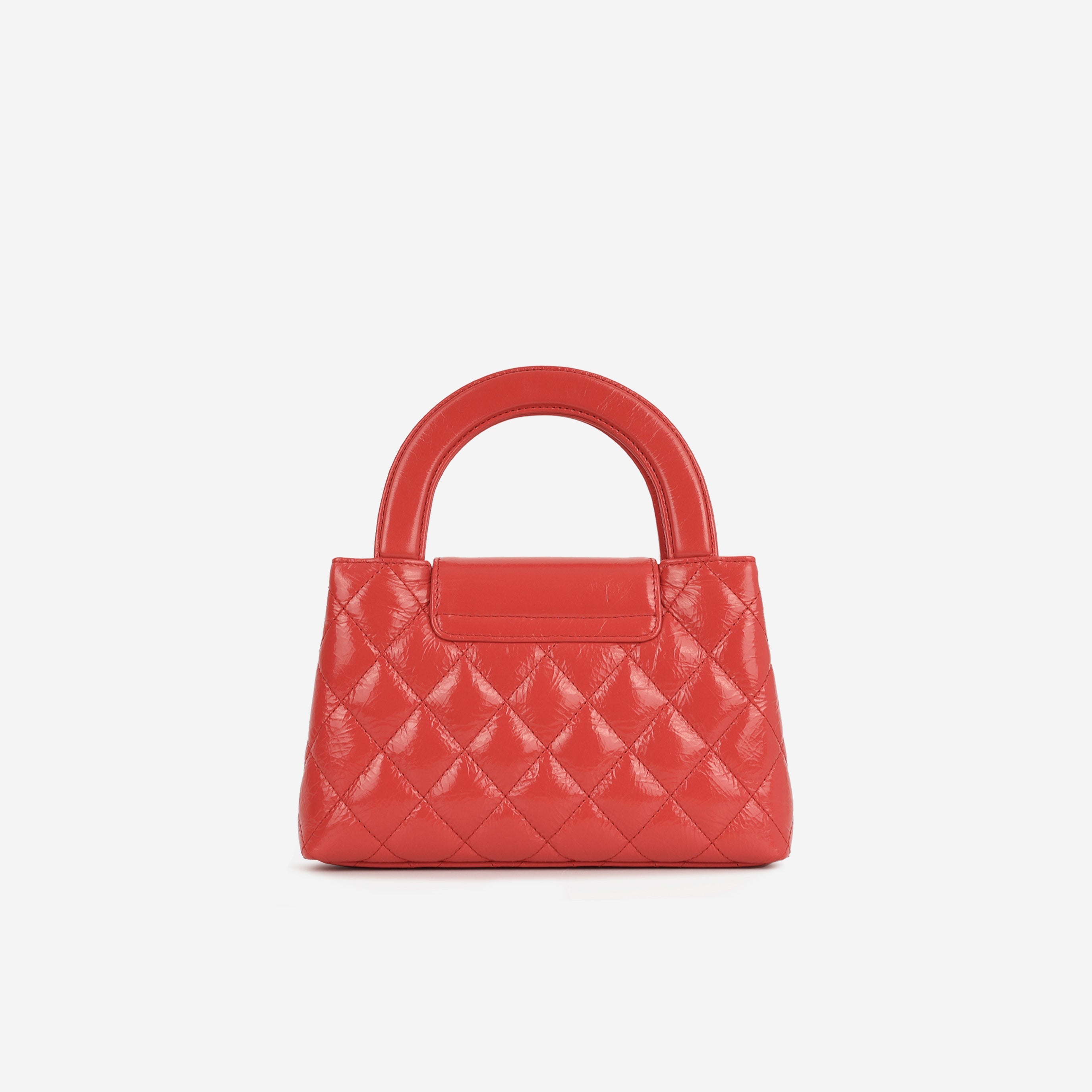 Chanel Small Kelly Re-Edition - Red Crumpled Calfskin | Gold Hardware