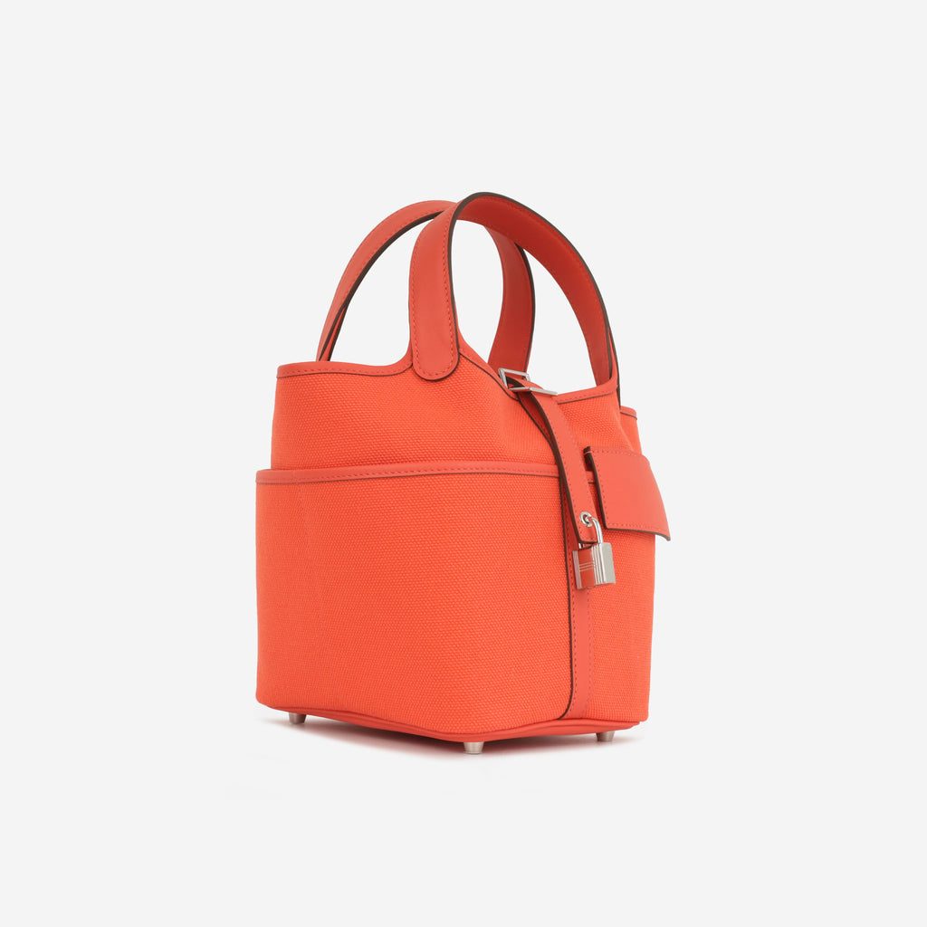 Hermès Picotin 18 Cargo - Orange Field | Palladium Hardware
