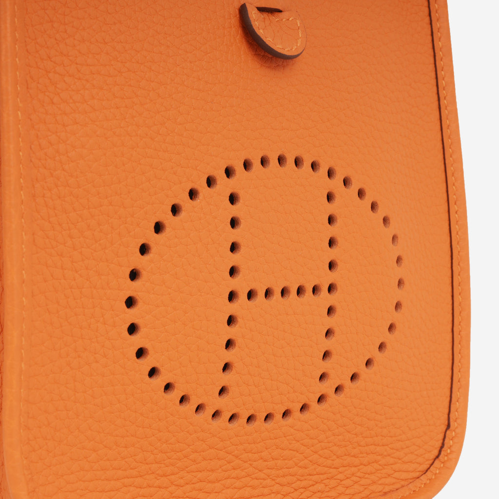 Hermès Evelyne TPM - Orange Clemence | Gold Hardware