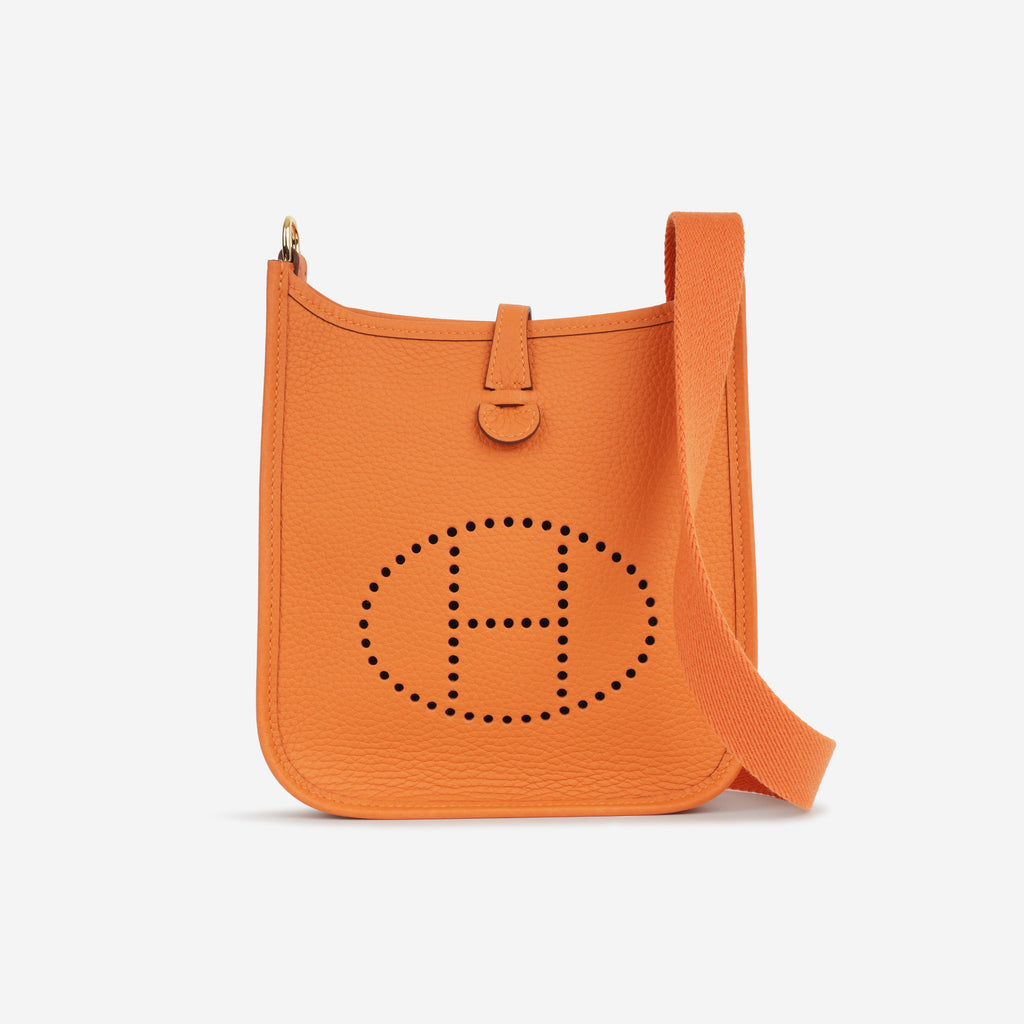 Hermès Evelyne TPM - Orange Clemence | Gold Hardware