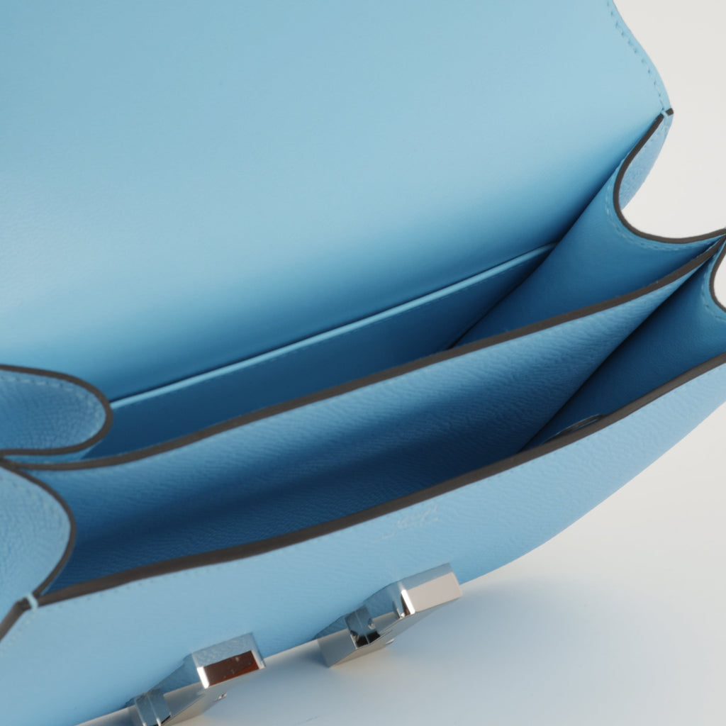 Hermès Constance 18 - Celeste Epsom | Palladium Hardware