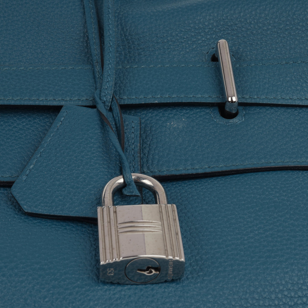 Hermès Kelly 50 Voyage - Bleu Cobalt