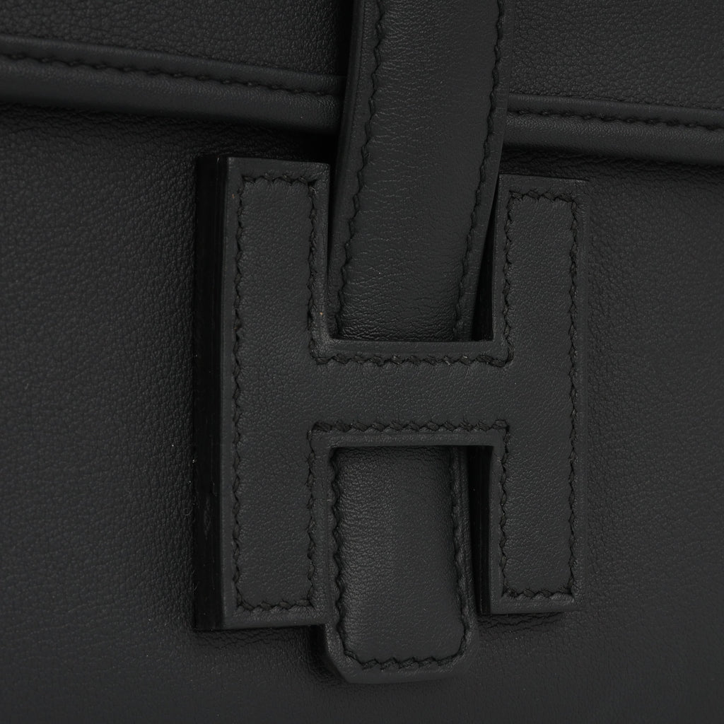 Hermès Jige Clutch 29 - Bleu Nuit