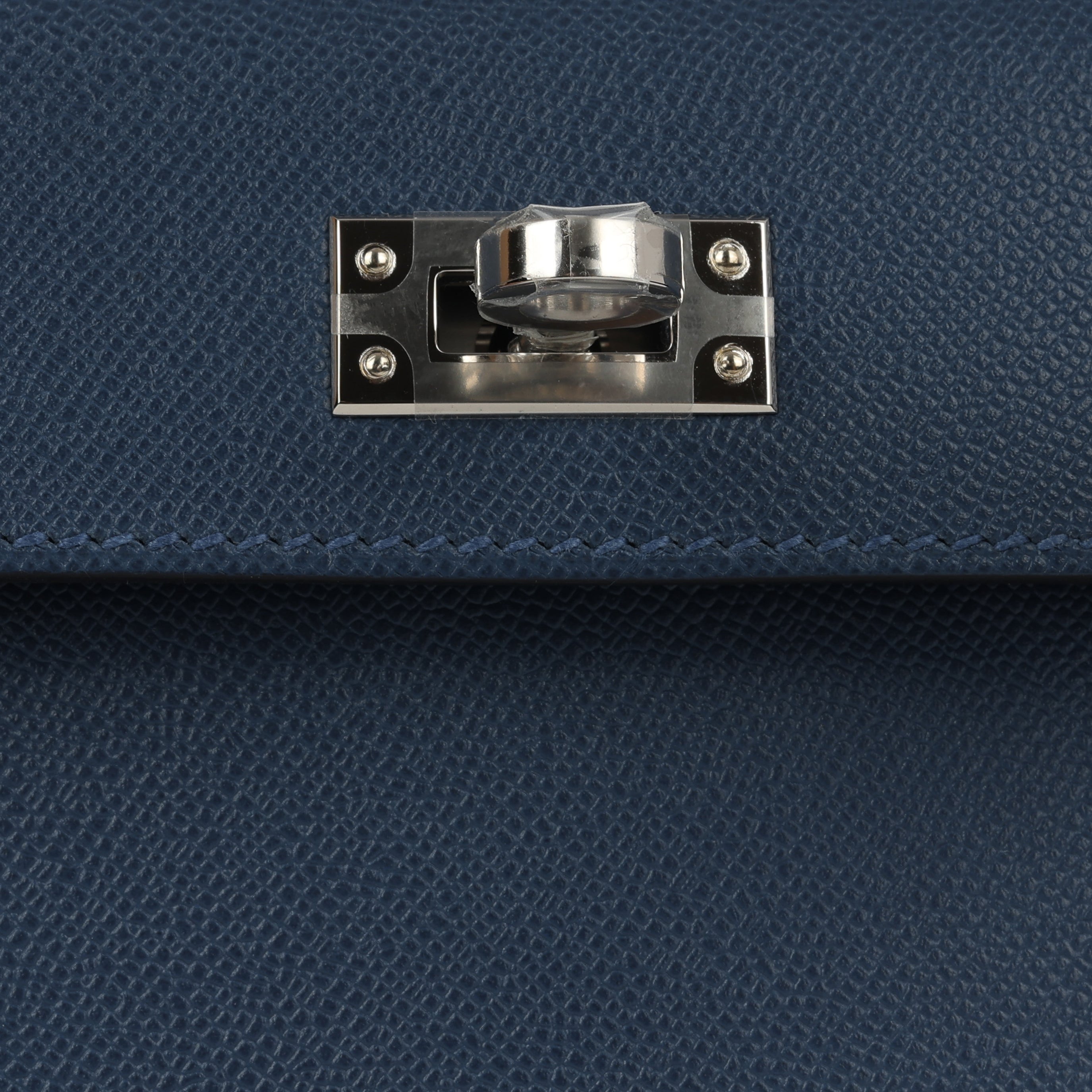 Hermès Mini Kelly - Bleu Tie Madame