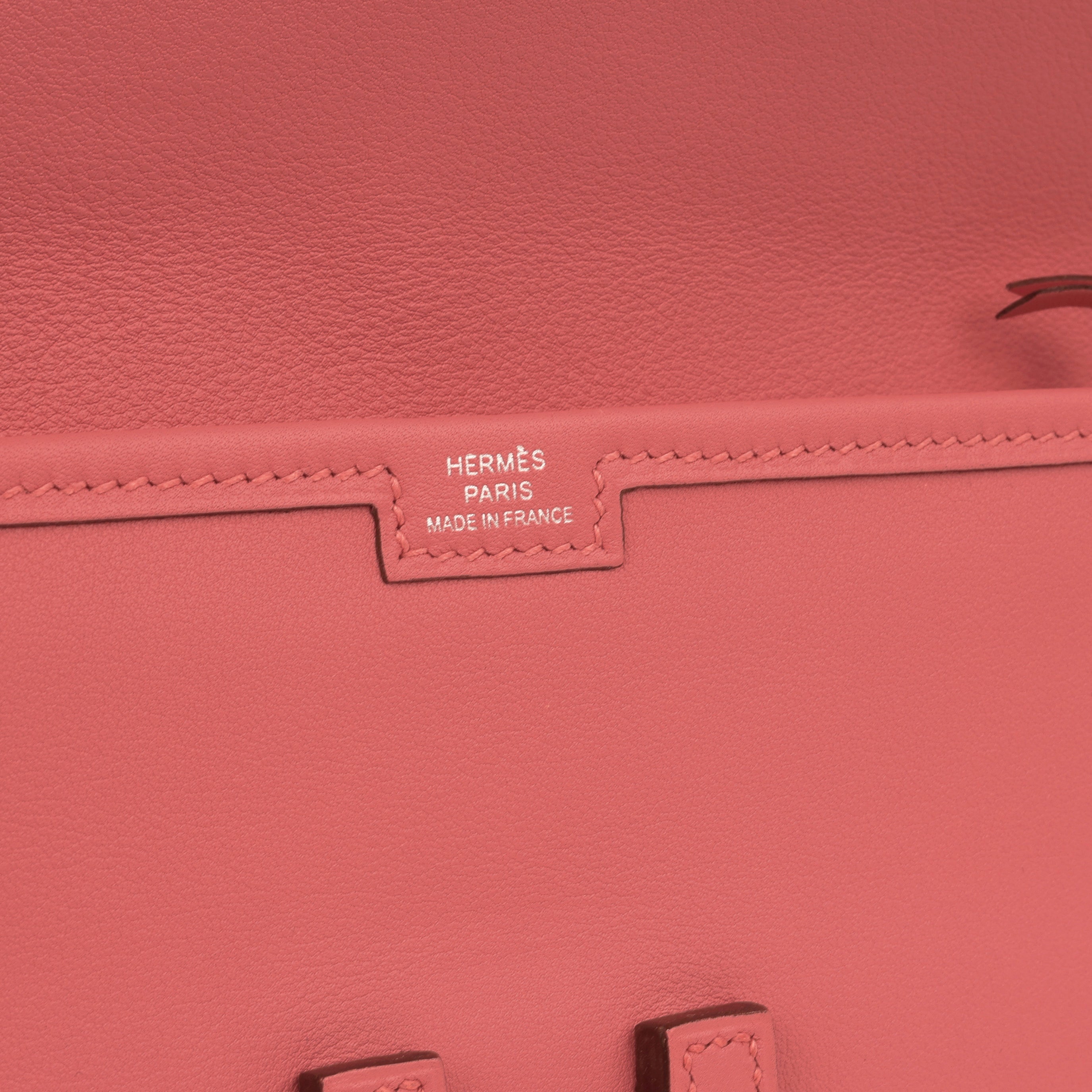 Hermès Jige Duo 20 - Rose Azalee Swift