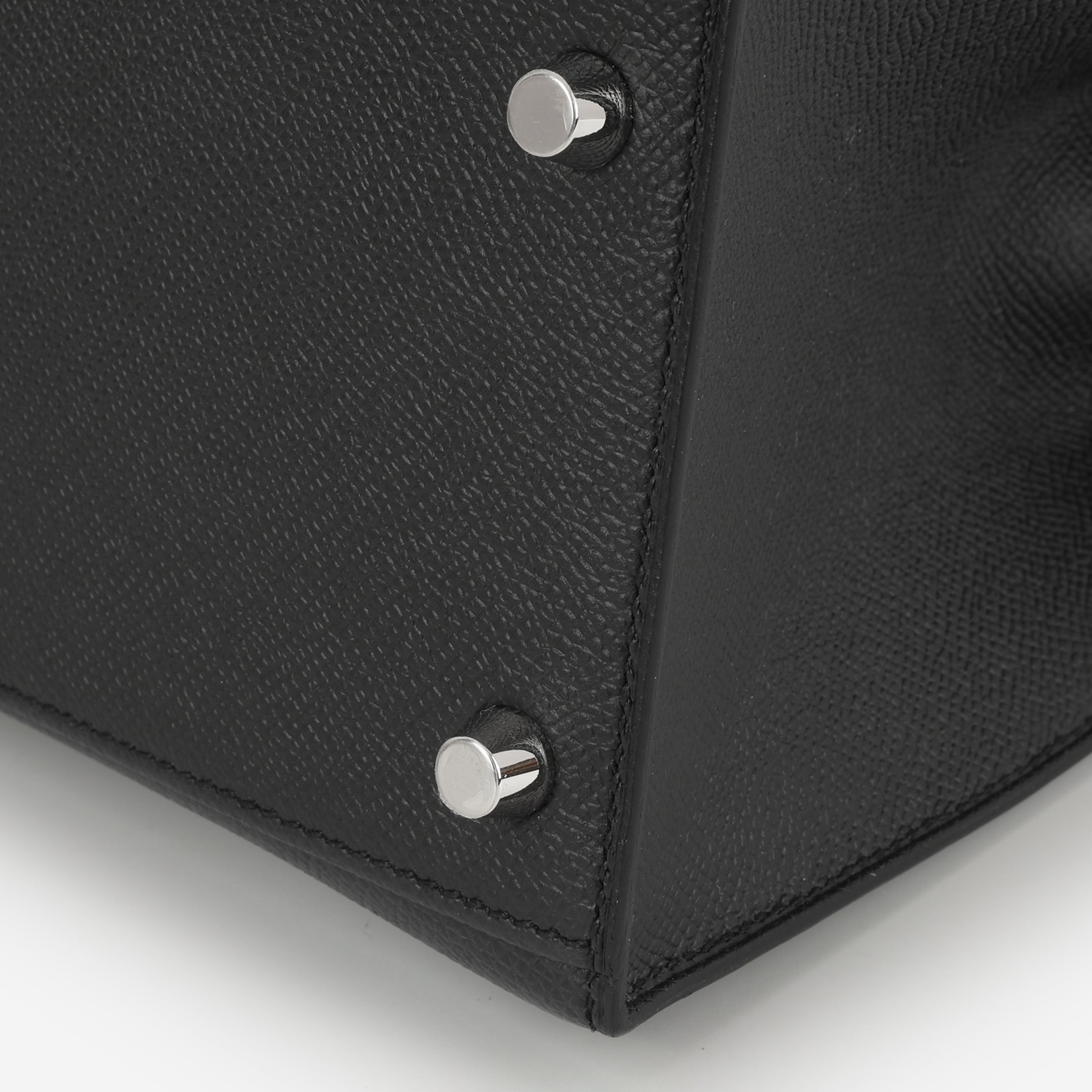 Hermès Kelly 28 - Black Epsom | Palladium Hardware