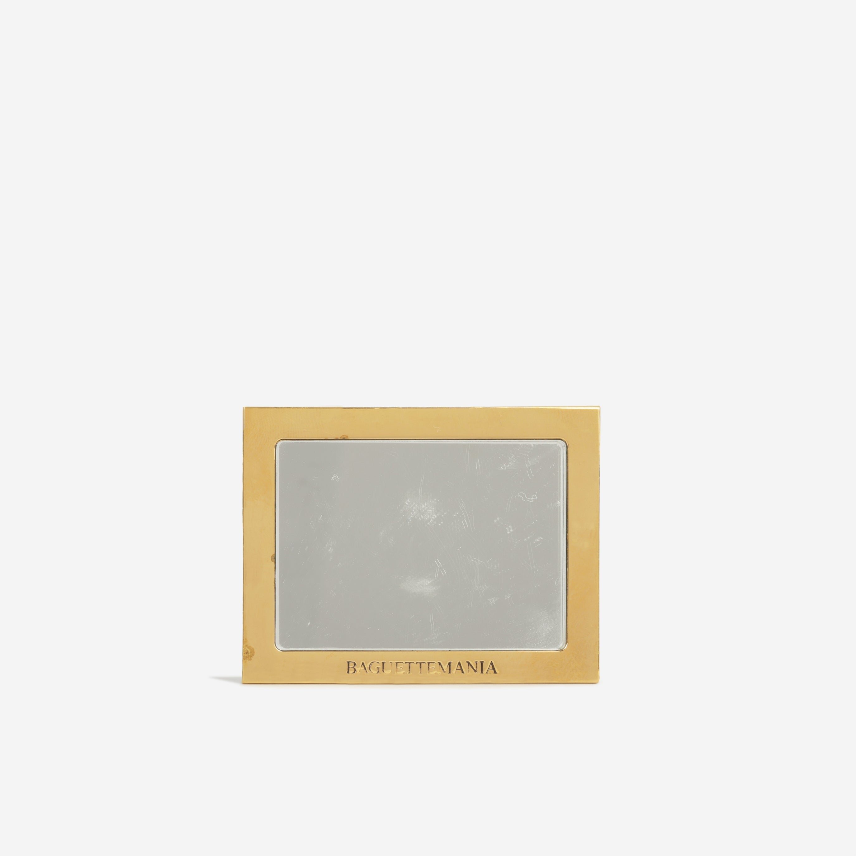 Fendi Medium Baguette Grey Lambskin | Gold Hardware