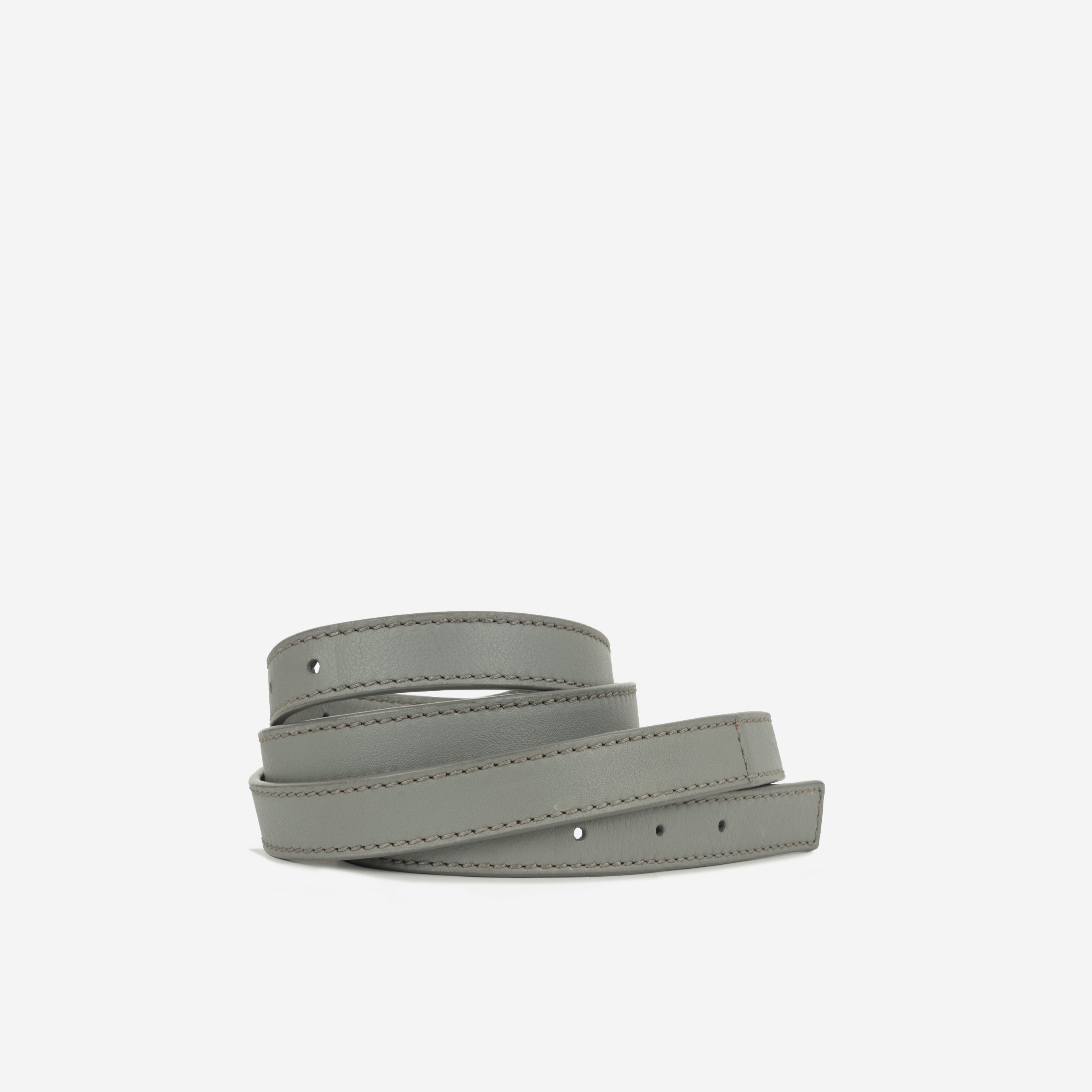 Fendi Medium Baguette Grey Lambskin | Gold Hardware