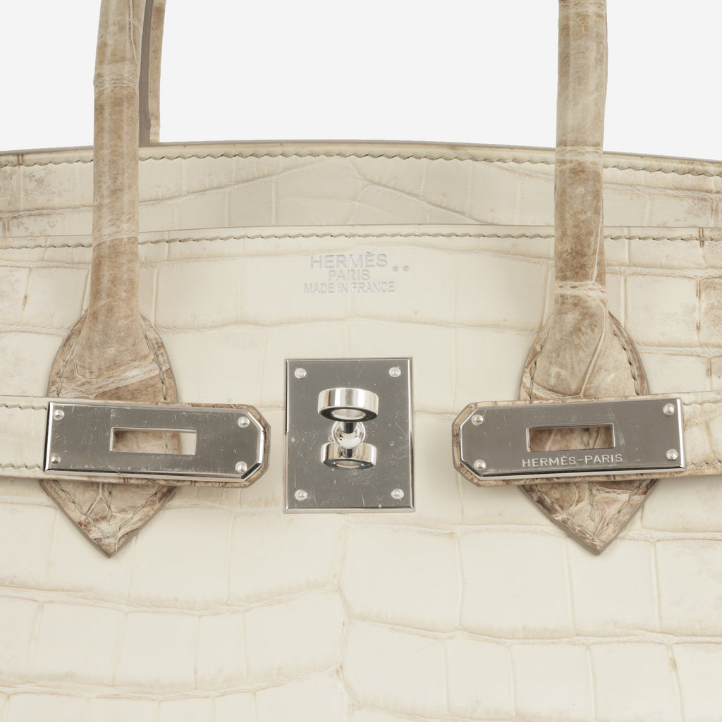 Hermès Birkin 35 - Himalayan Crocodile Niloticus | Palladium Hardware