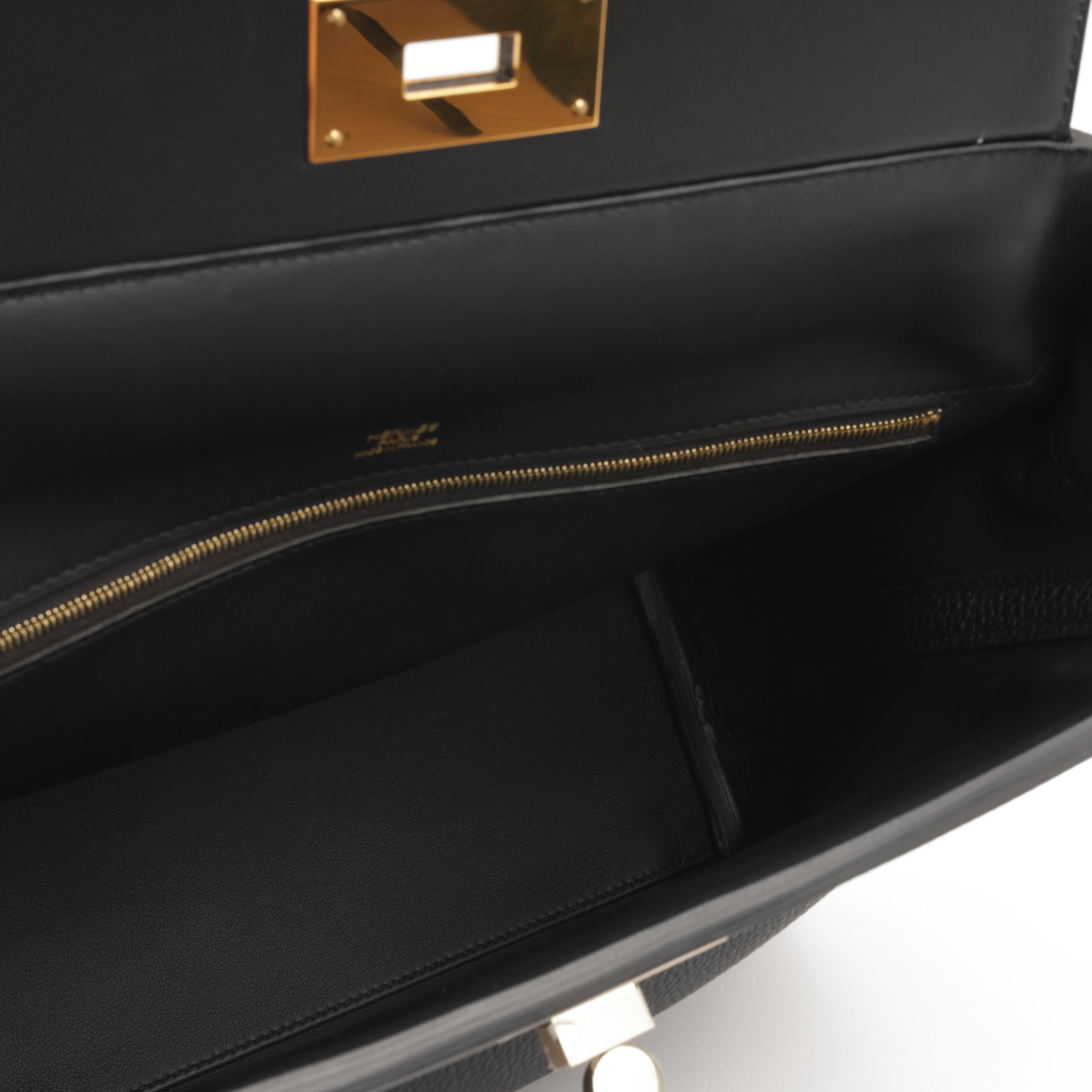 Hermés 24/24 35 - Noir Togo / Swift Leather | Gold Hardware