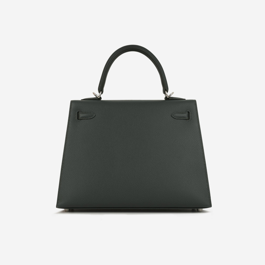 Hermès Kelly 25 - Vert Mangrove Epsom | Palladium Hardware