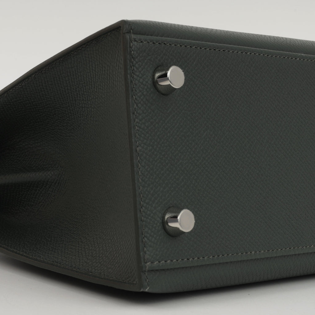 Hermès Kelly 25 - Vert Mangrove Epsom | Palladium Hardware