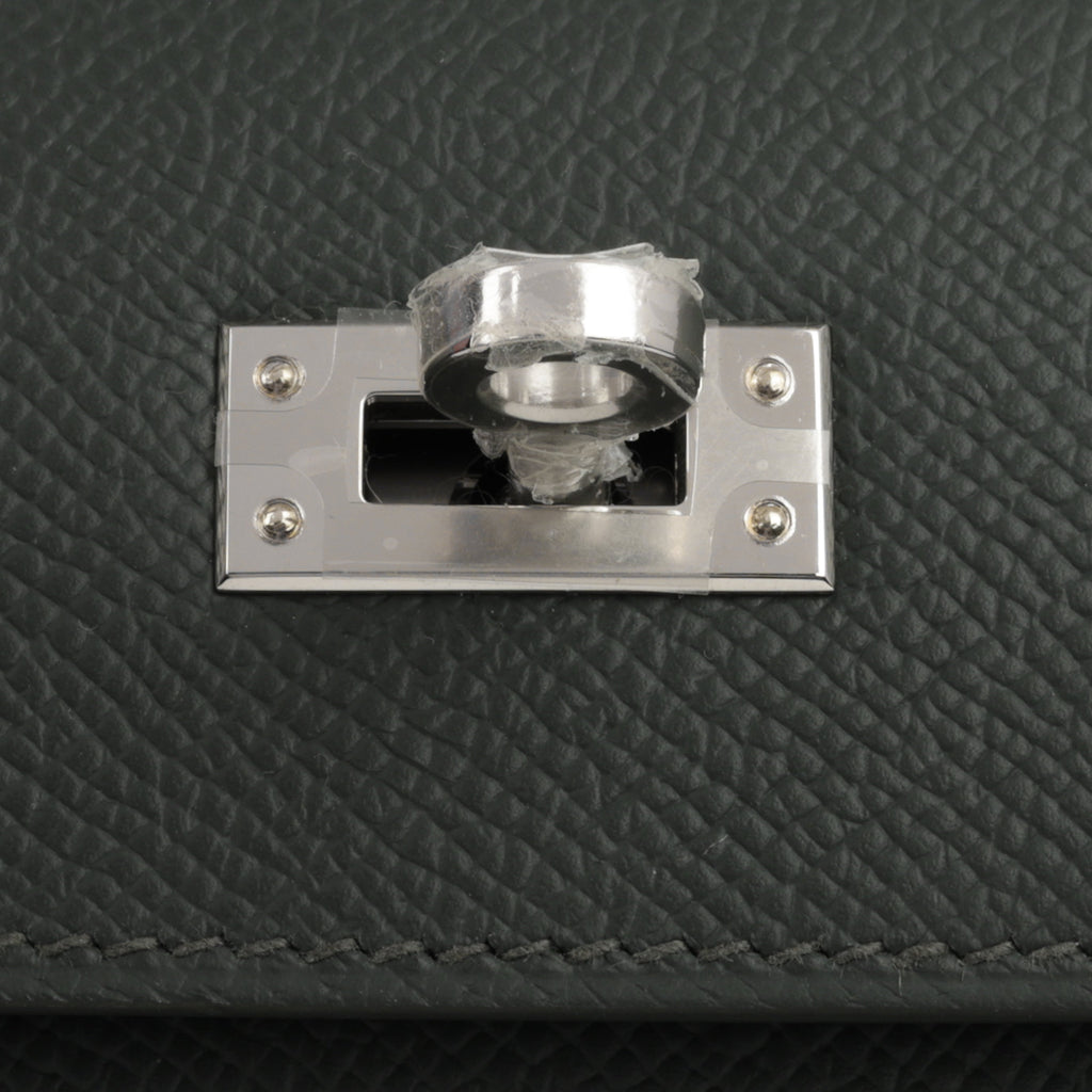 Hermès Kelly 25 - Vert Mangrove Epsom | Palladium Hardware