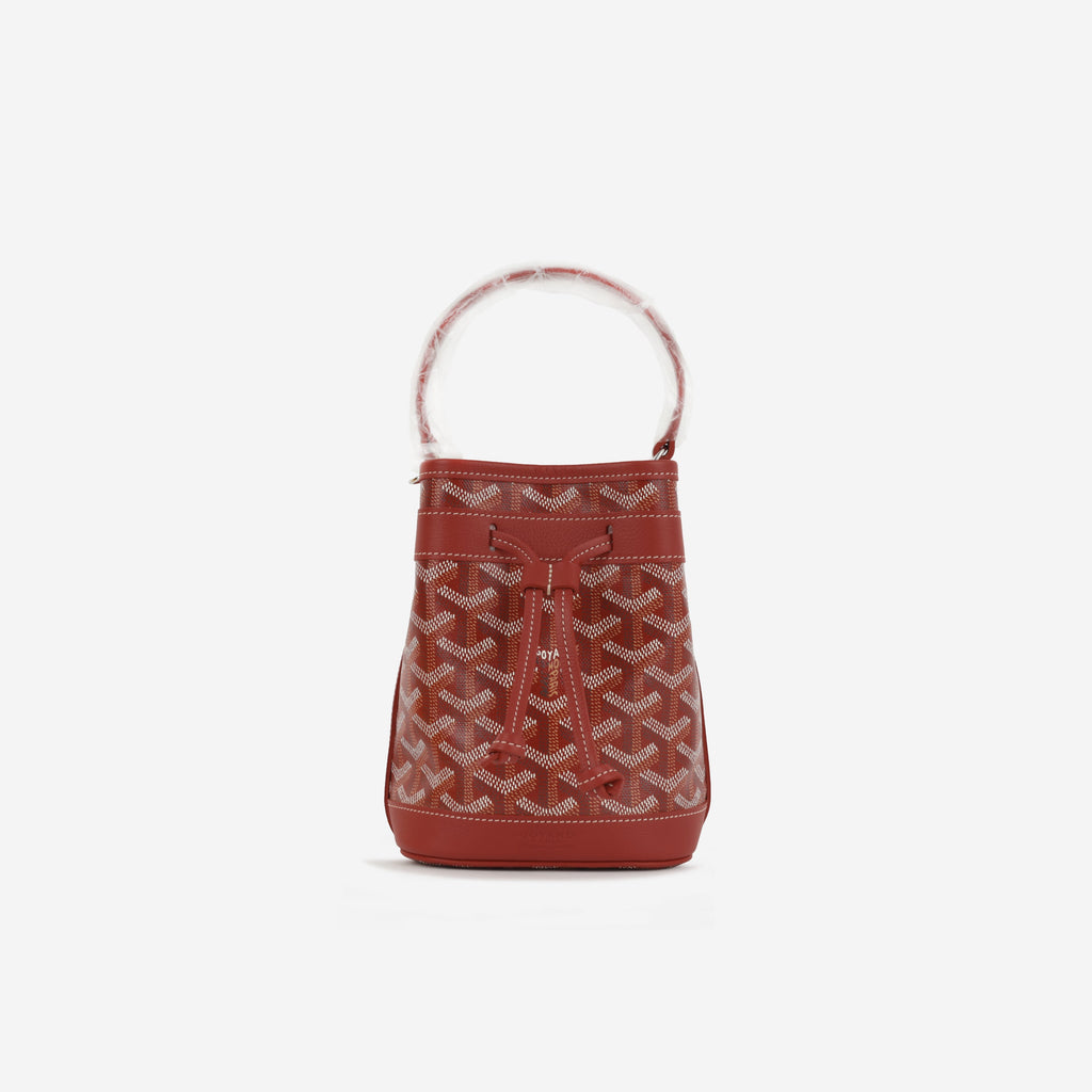 Goyard Petit Flot - Red Goyardine | Palladium Hardware
