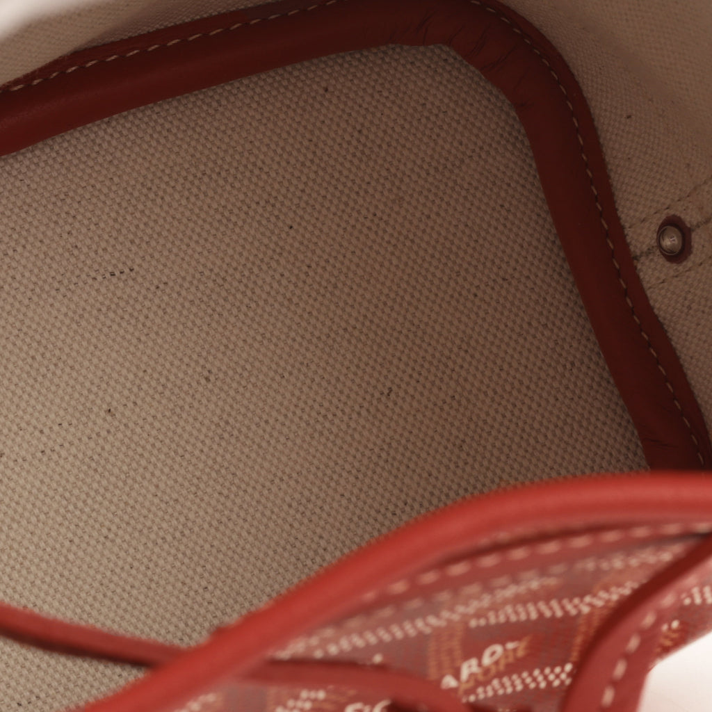 Goyard Petit Flot - Red Goyardine | Palladium Hardware