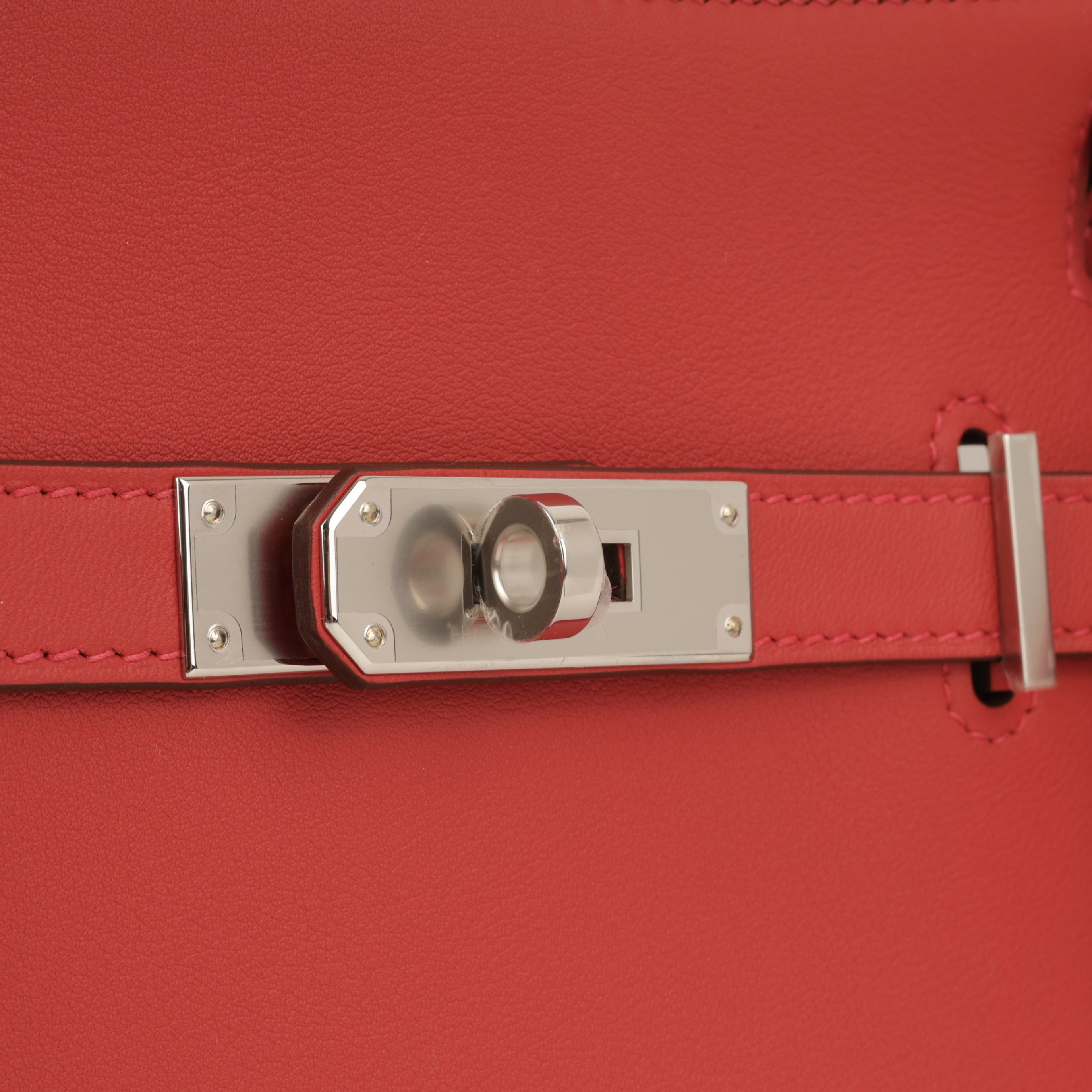 Hermès Mini Jypsiere - Rouge Vif Evercolour | Palladium Hardware