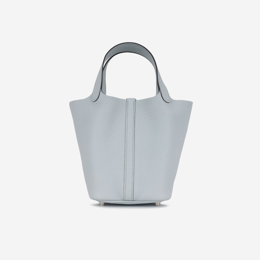 Hermès  Picotin 18 - Bleu Glacier Clemence | Palladium Hardware